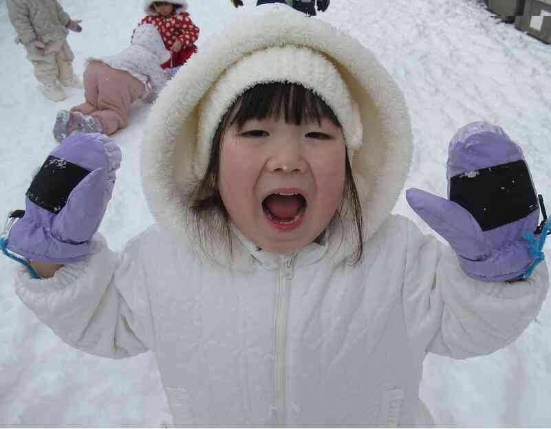 ばぁ～、驚いた？