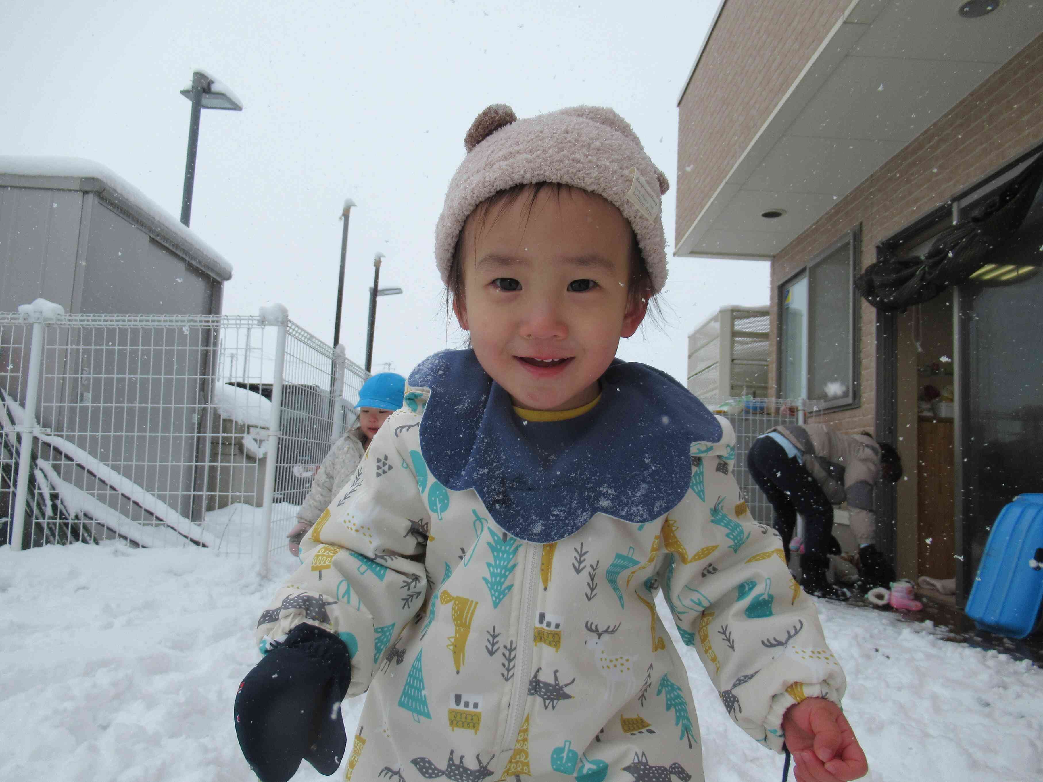 雪たくさん降ってるね～