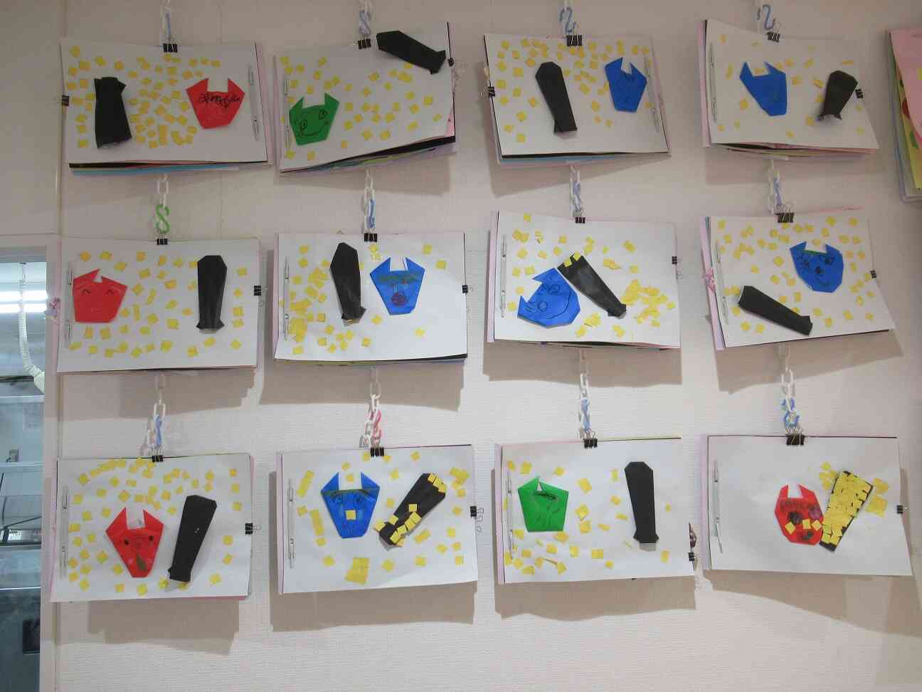 2月の製作～りす・ぱんだ・きりん組の巻