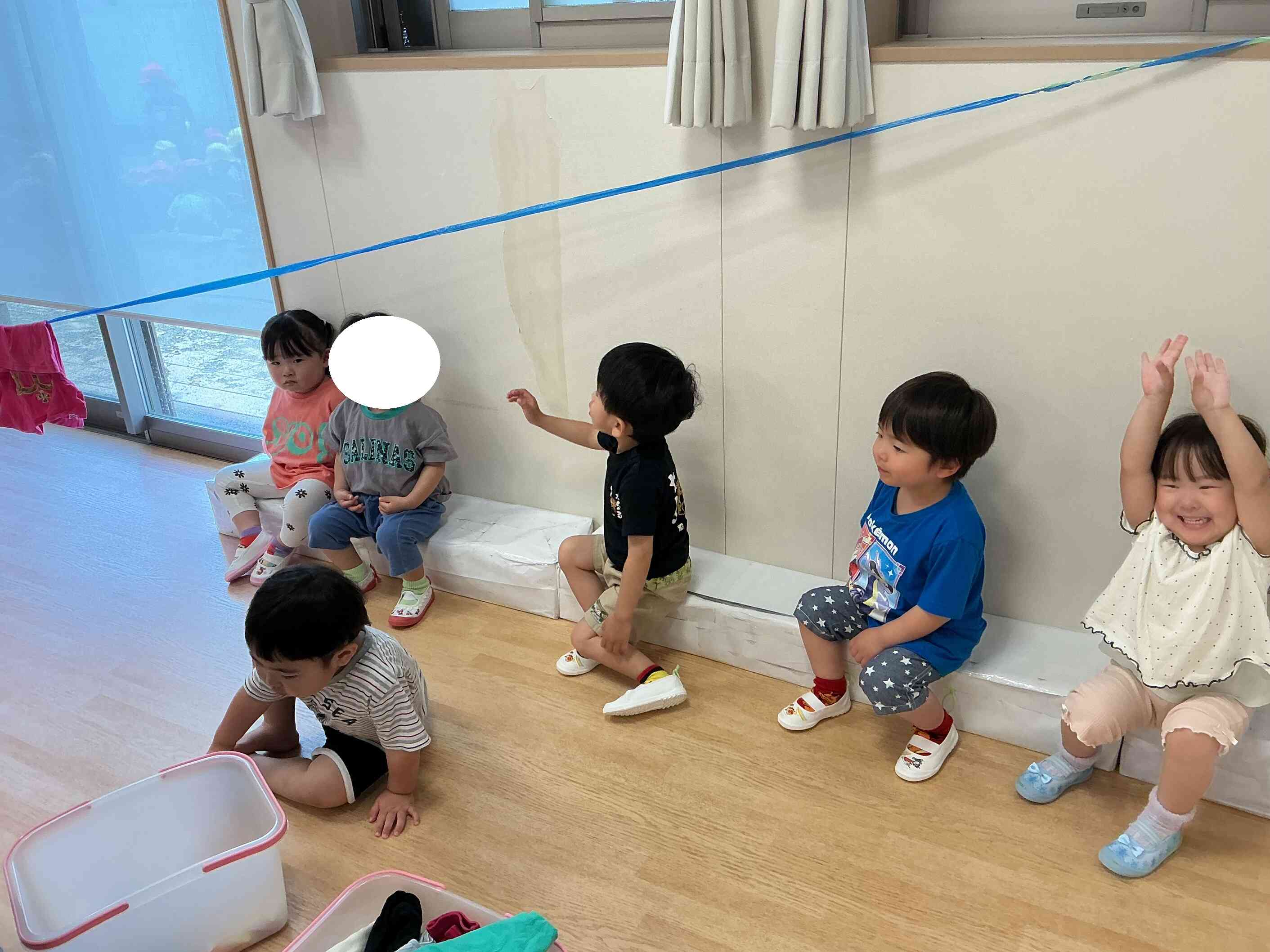 お洗濯ごっこ！（うさぎ組）