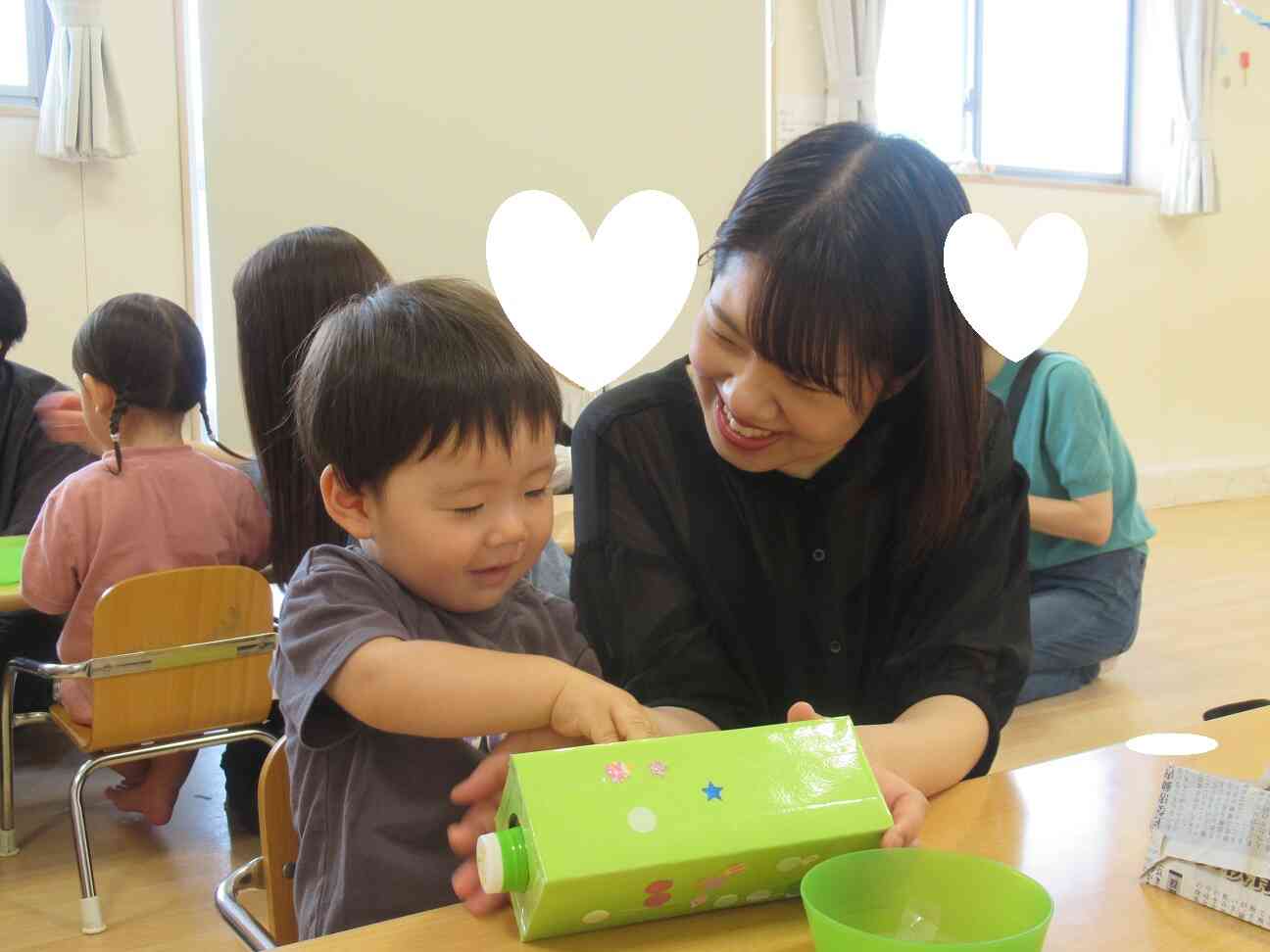 保育参加・給食試食会～あひるぐみ１歳児