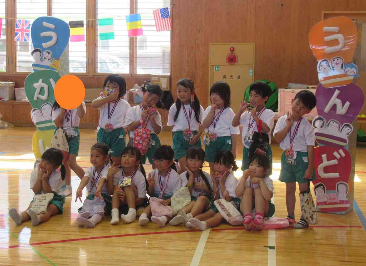メダルのプレゼント！嬉しいな～