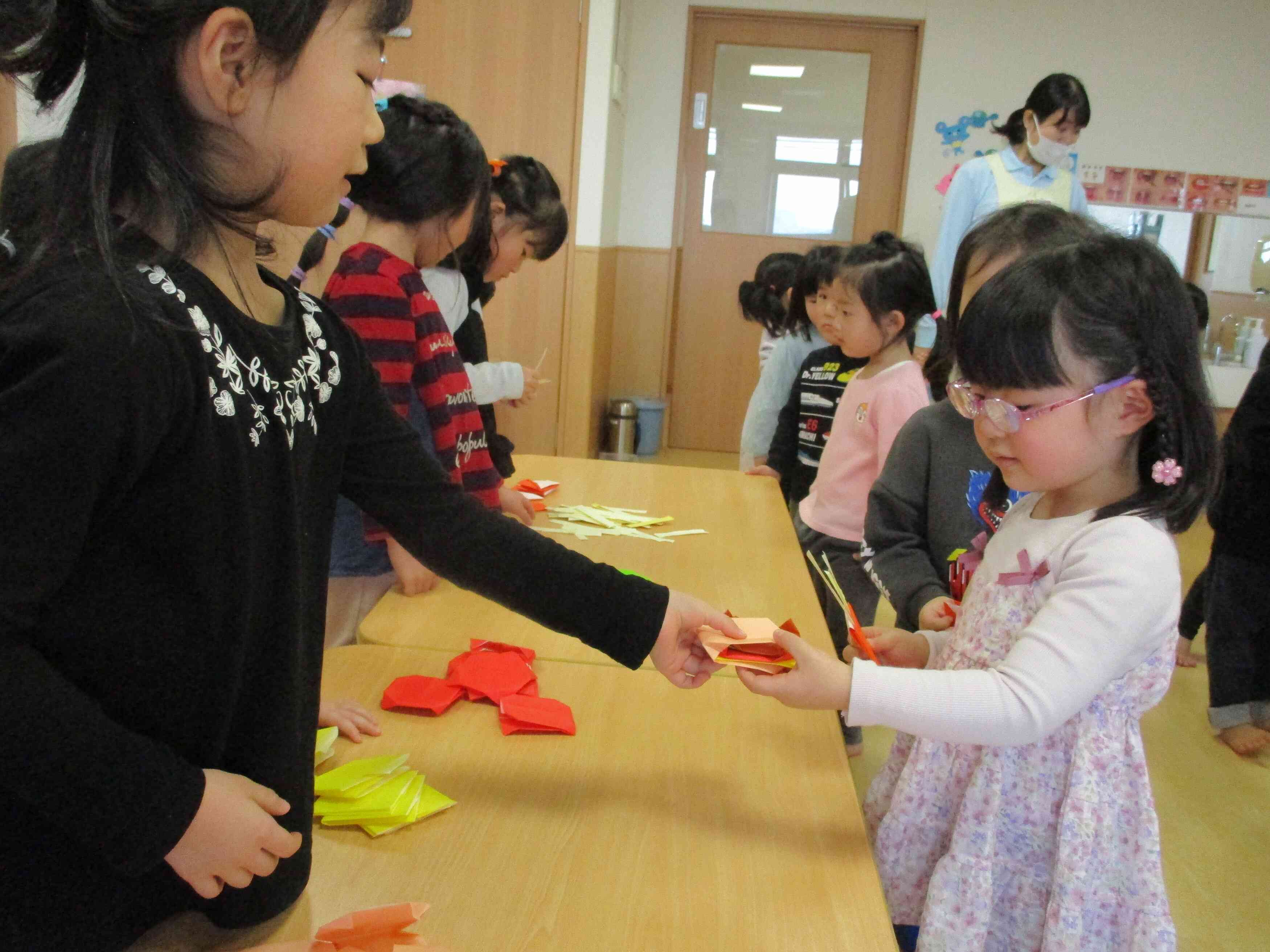 ハンバーガーだ！美味しそうだね！