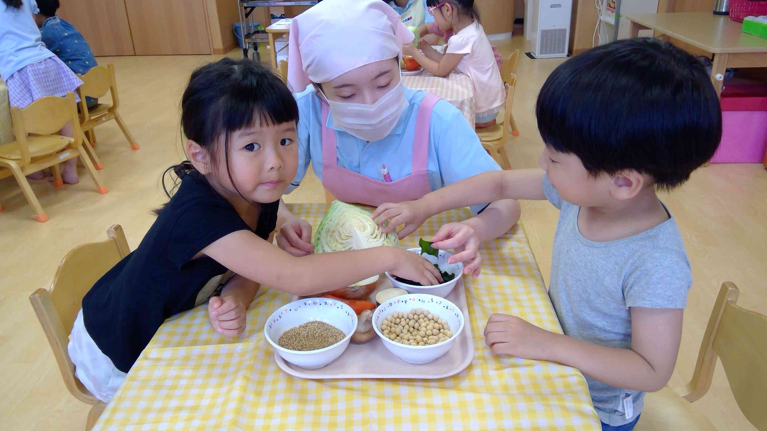 給食にも入っているかな～？