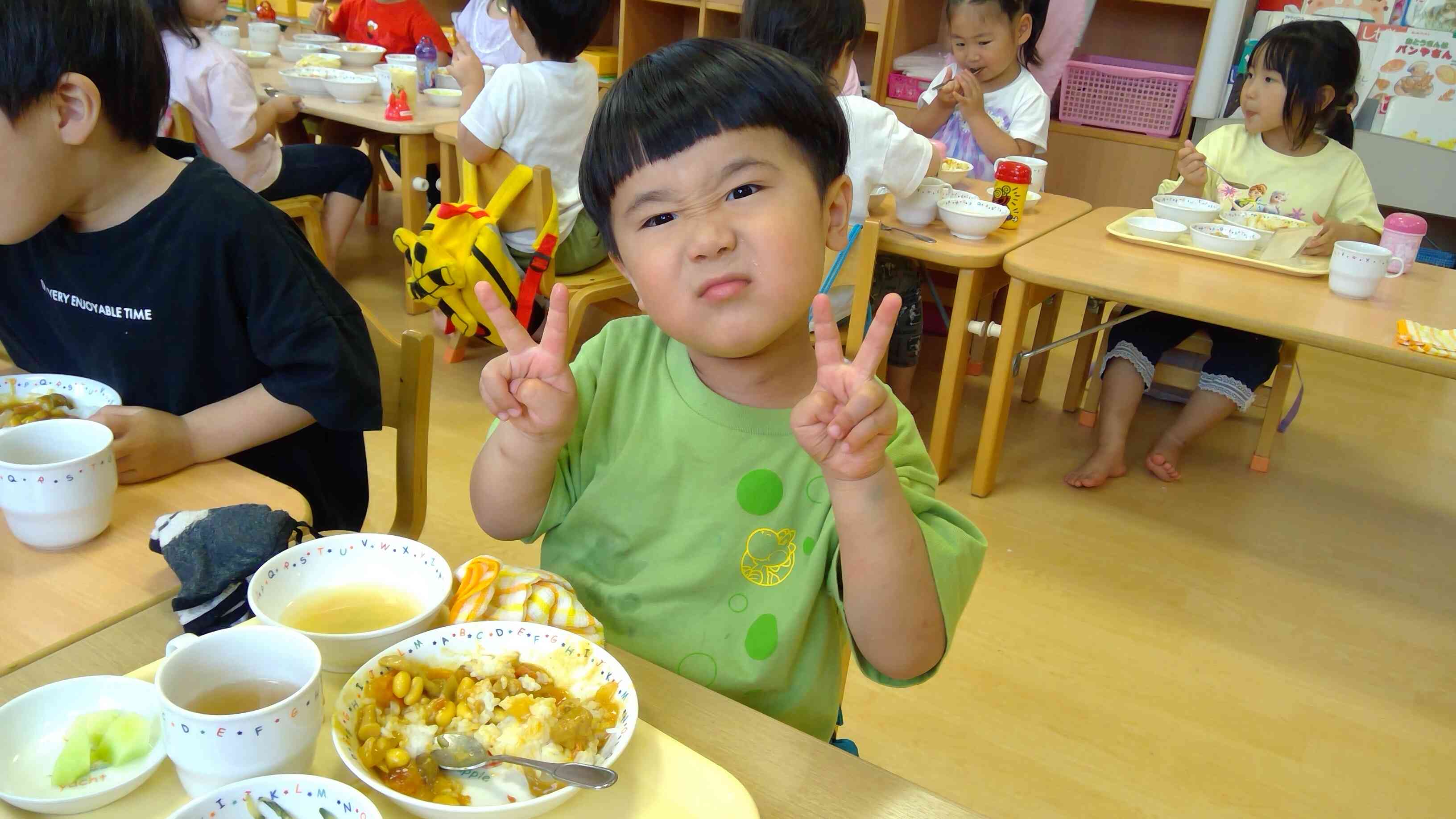 美味しくてダブルピース♪