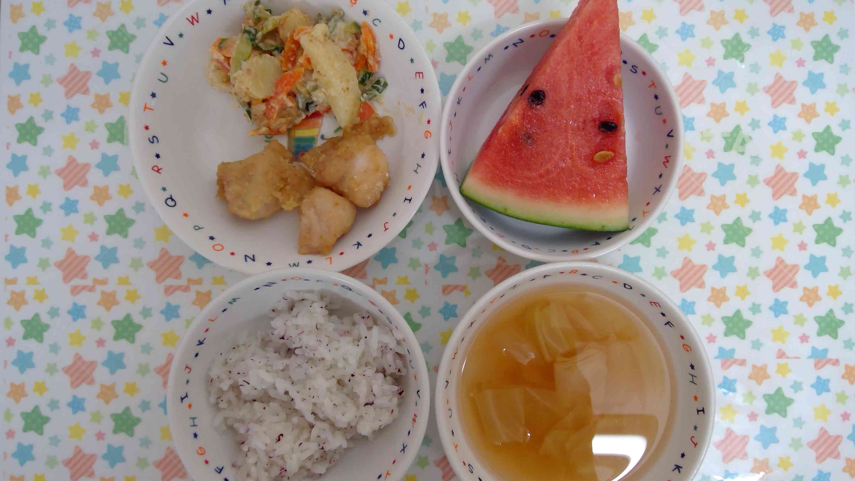 おもいっきり給食「七夕給食」