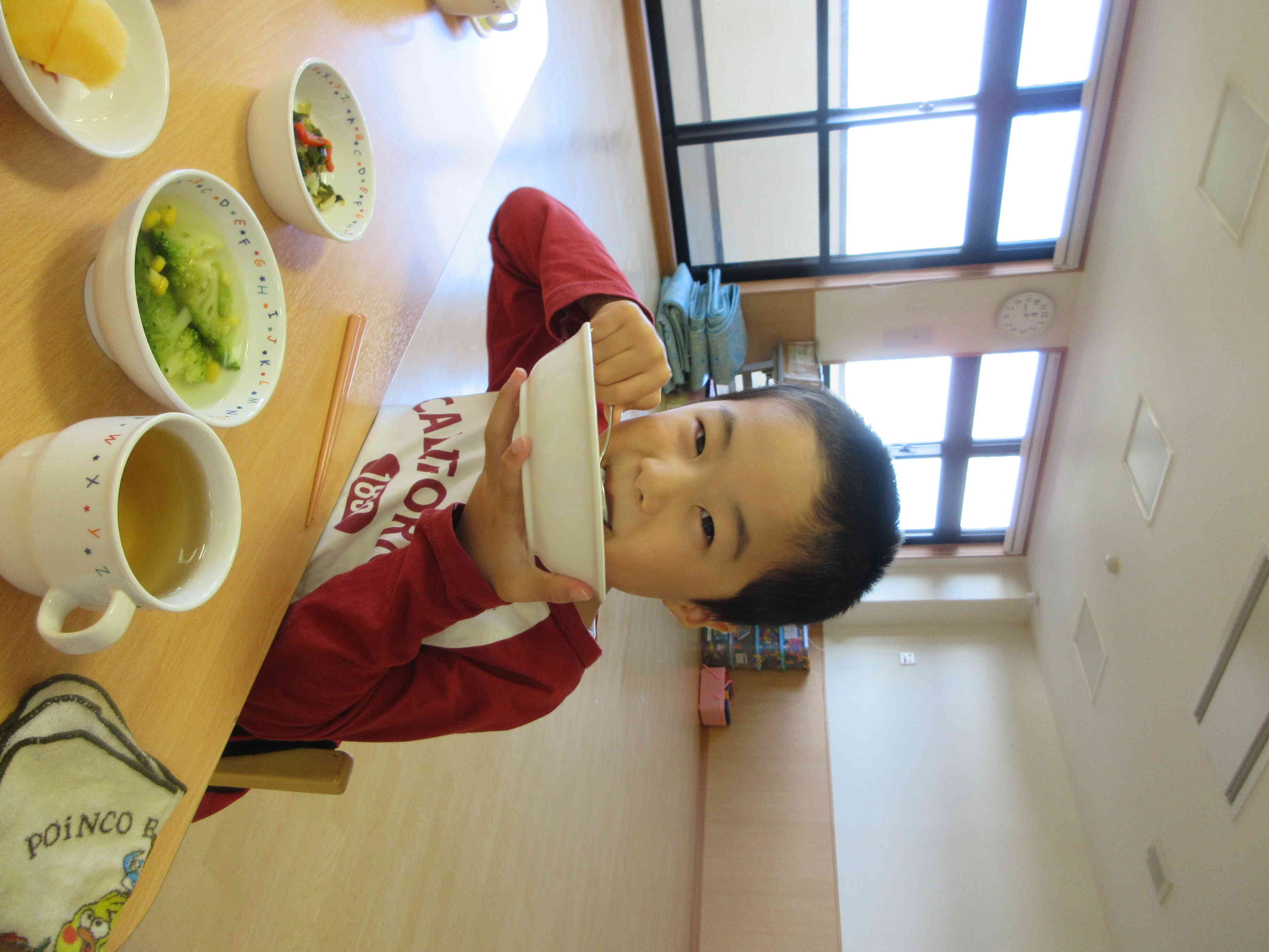 大収穫のさつま芋を入れて