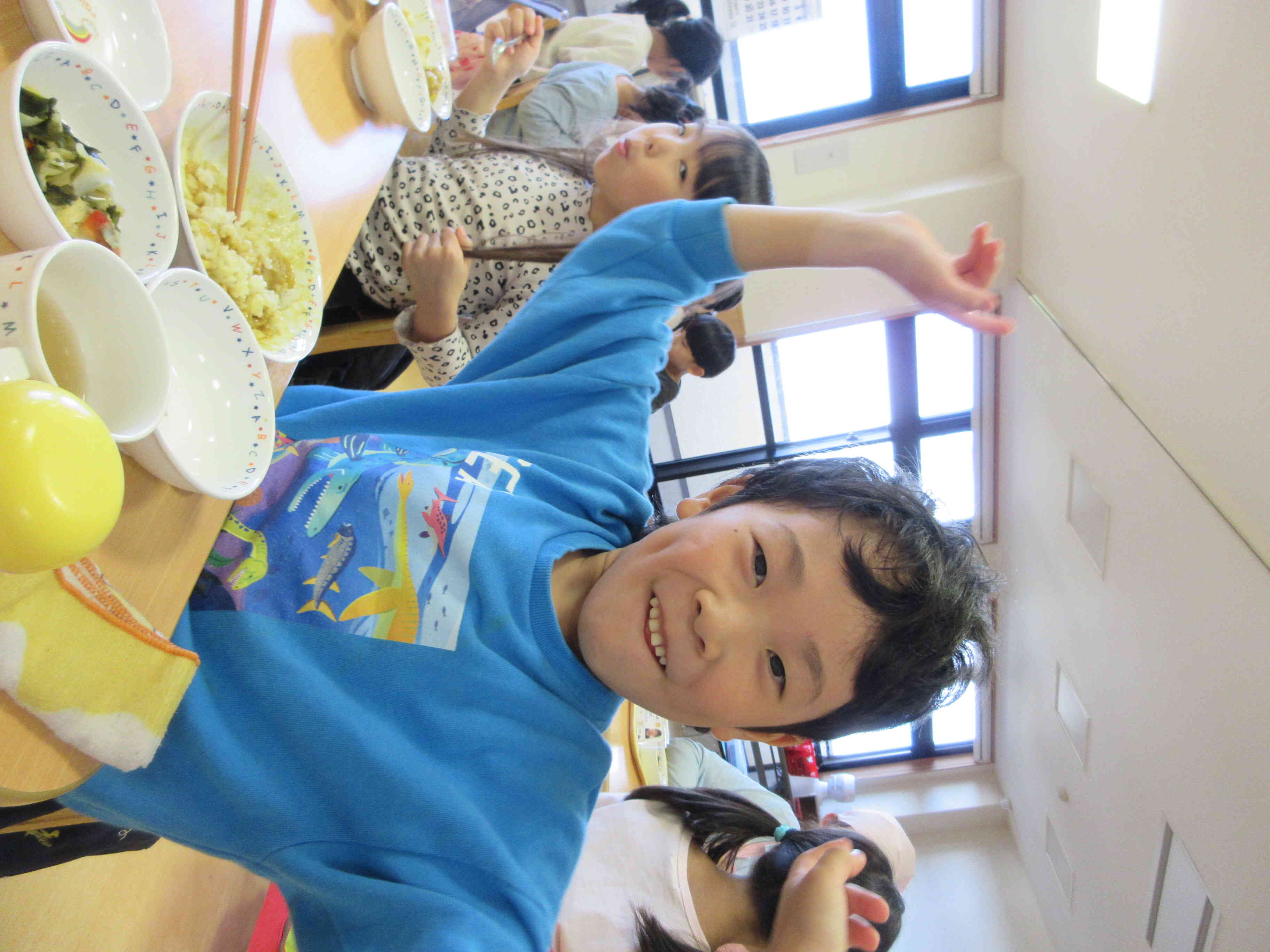 沢山食べて元気いっぱい！