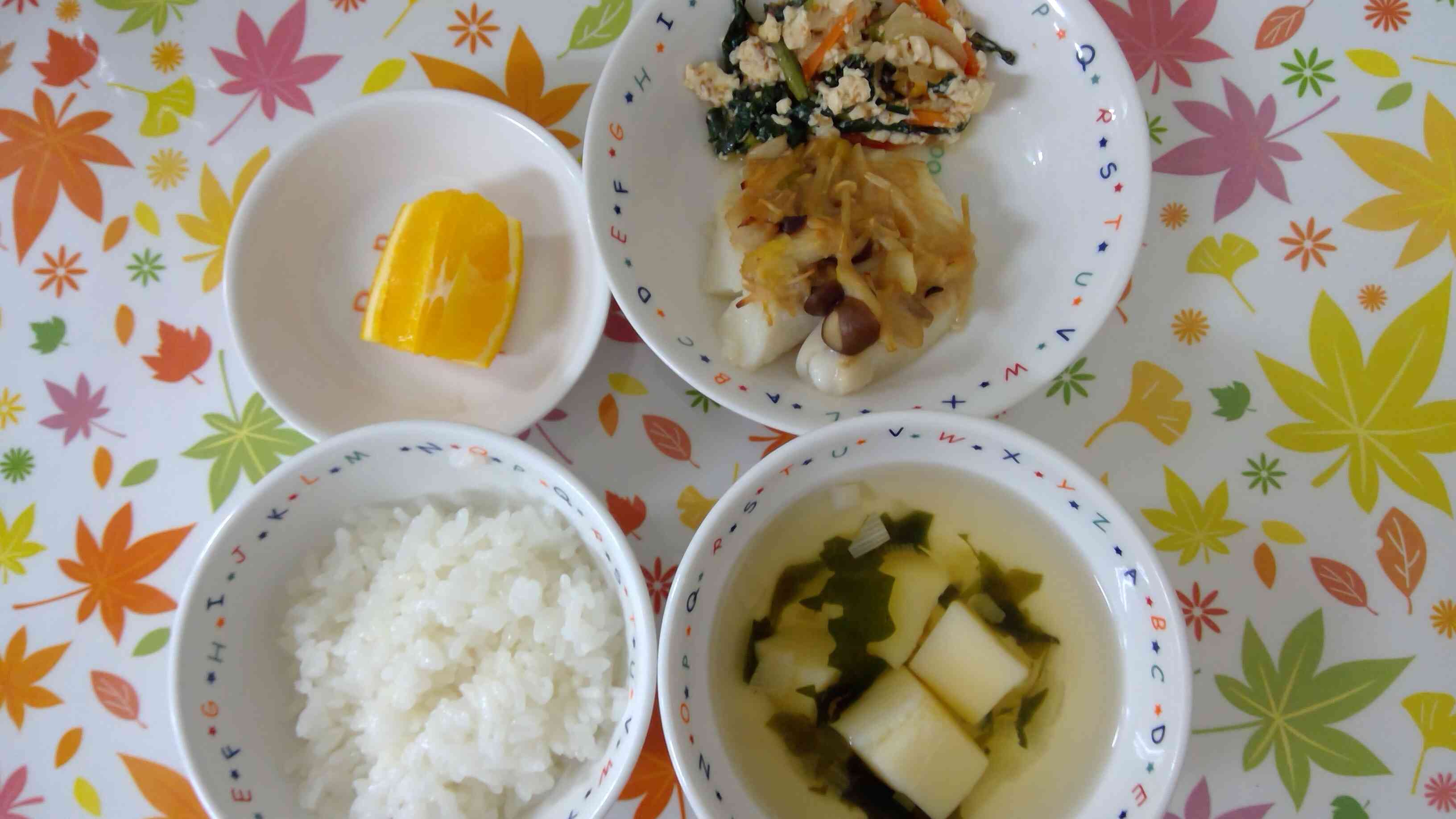 10月16日の給食は