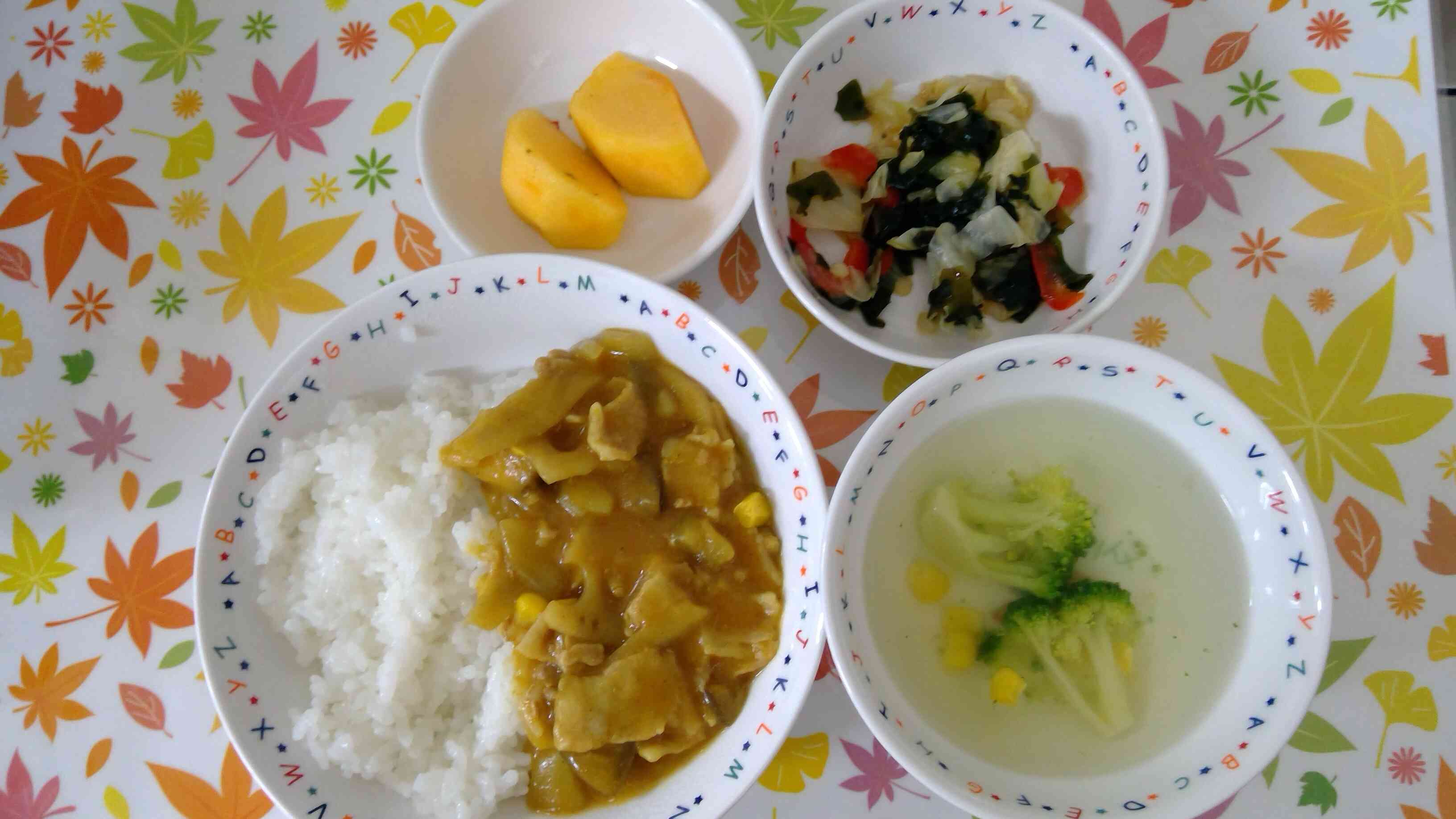 思いっきり給食「10月誕生会メニュー」