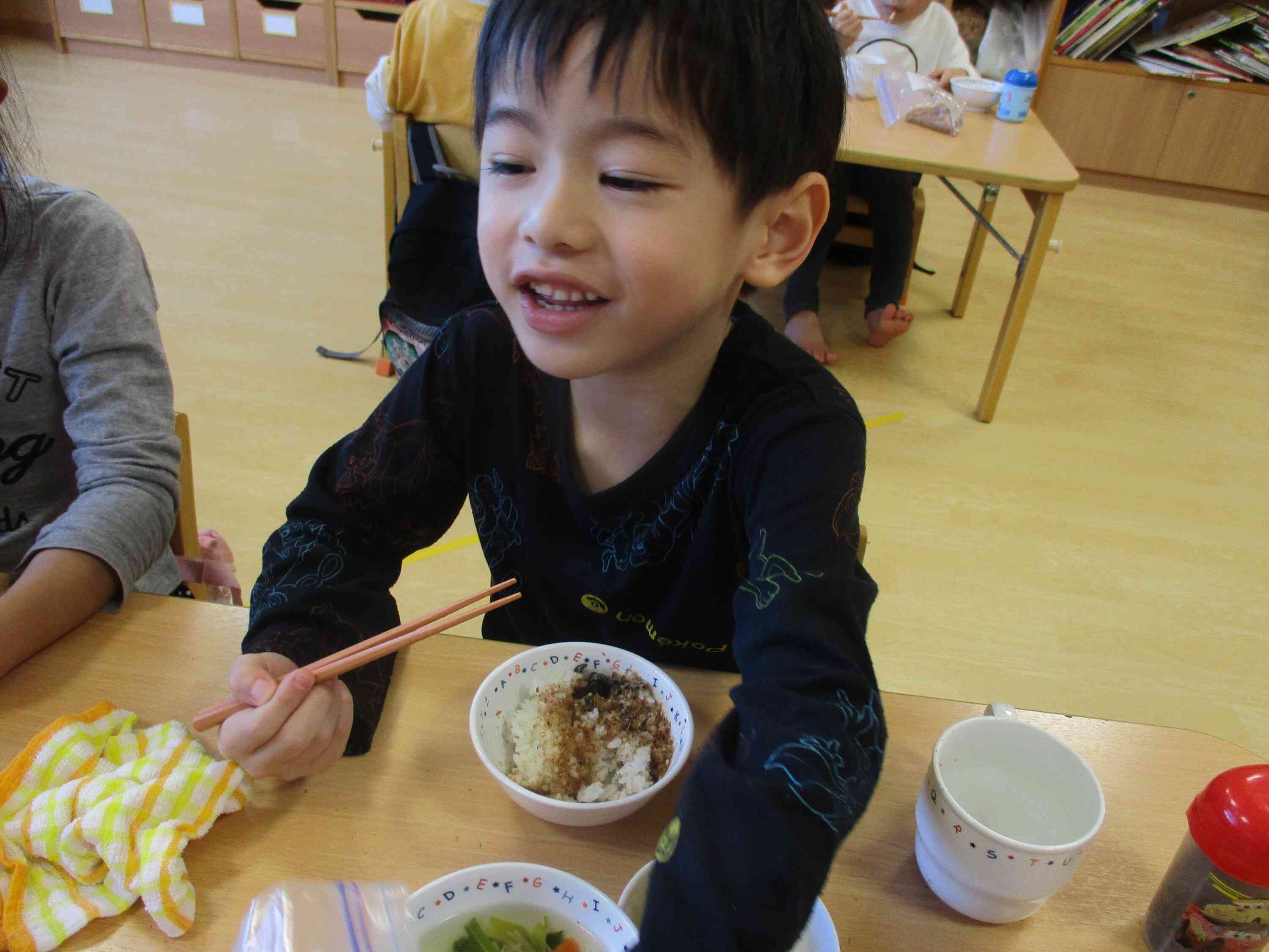 ふりかけ作り大成功！