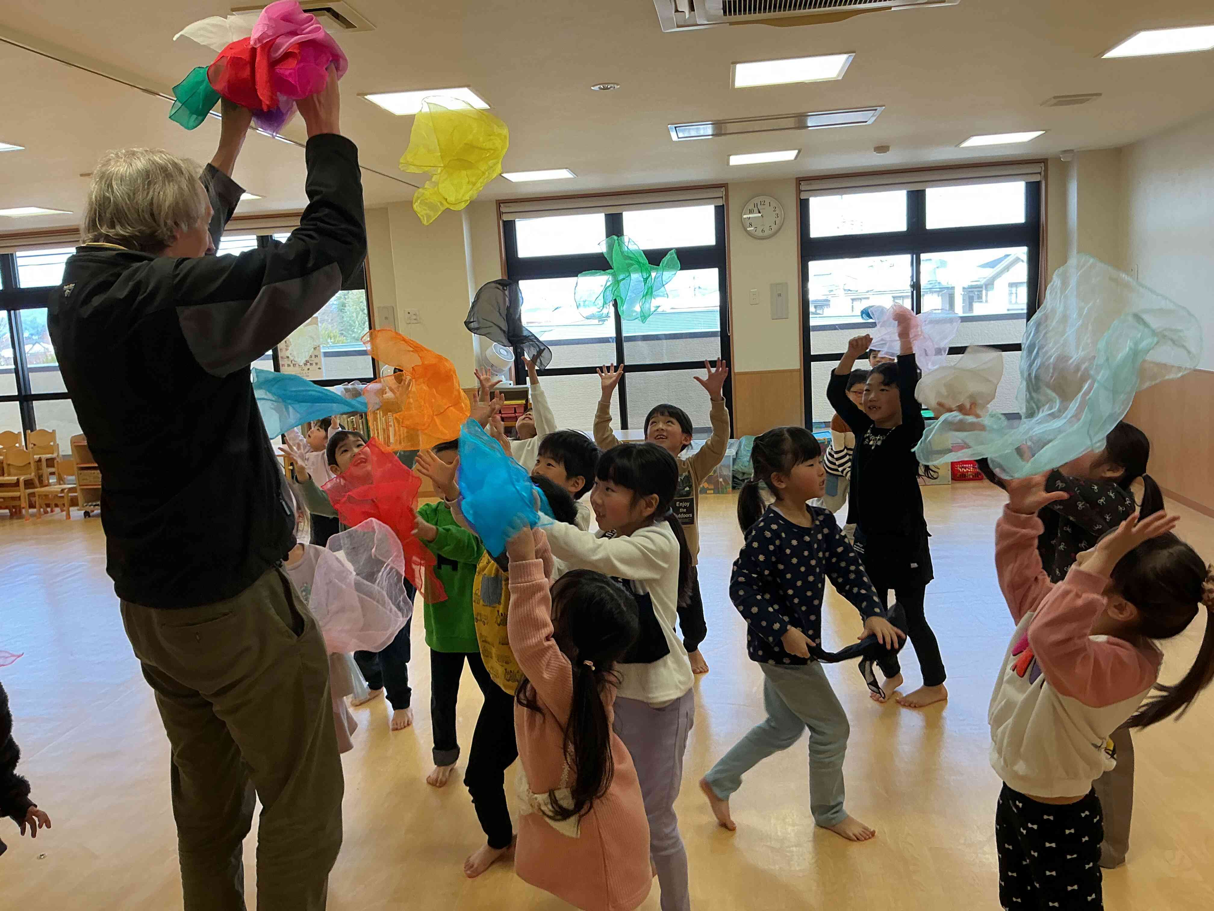 数えながらみんなで飛ばすよ！