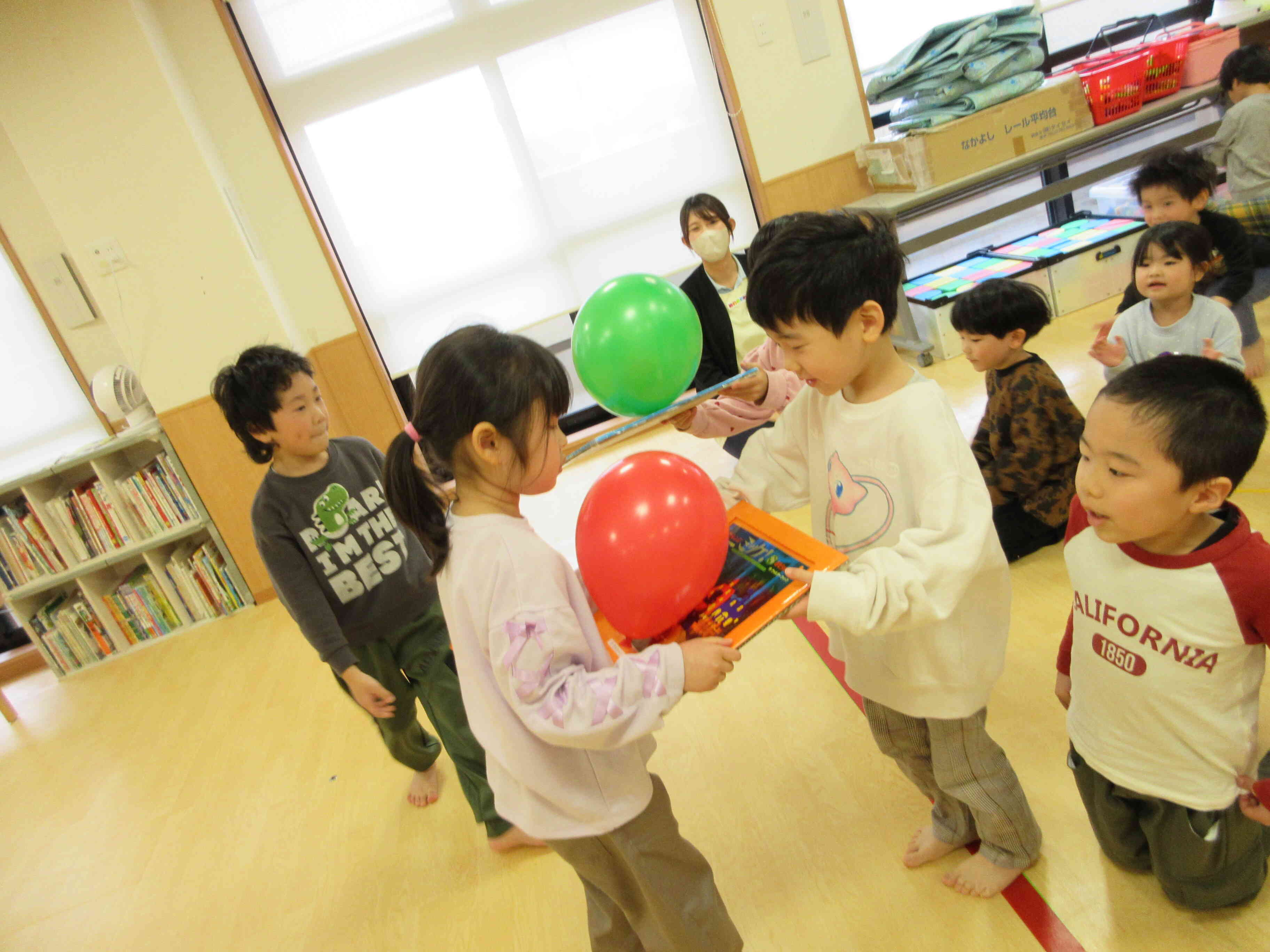 上手に受け取れるかな？？