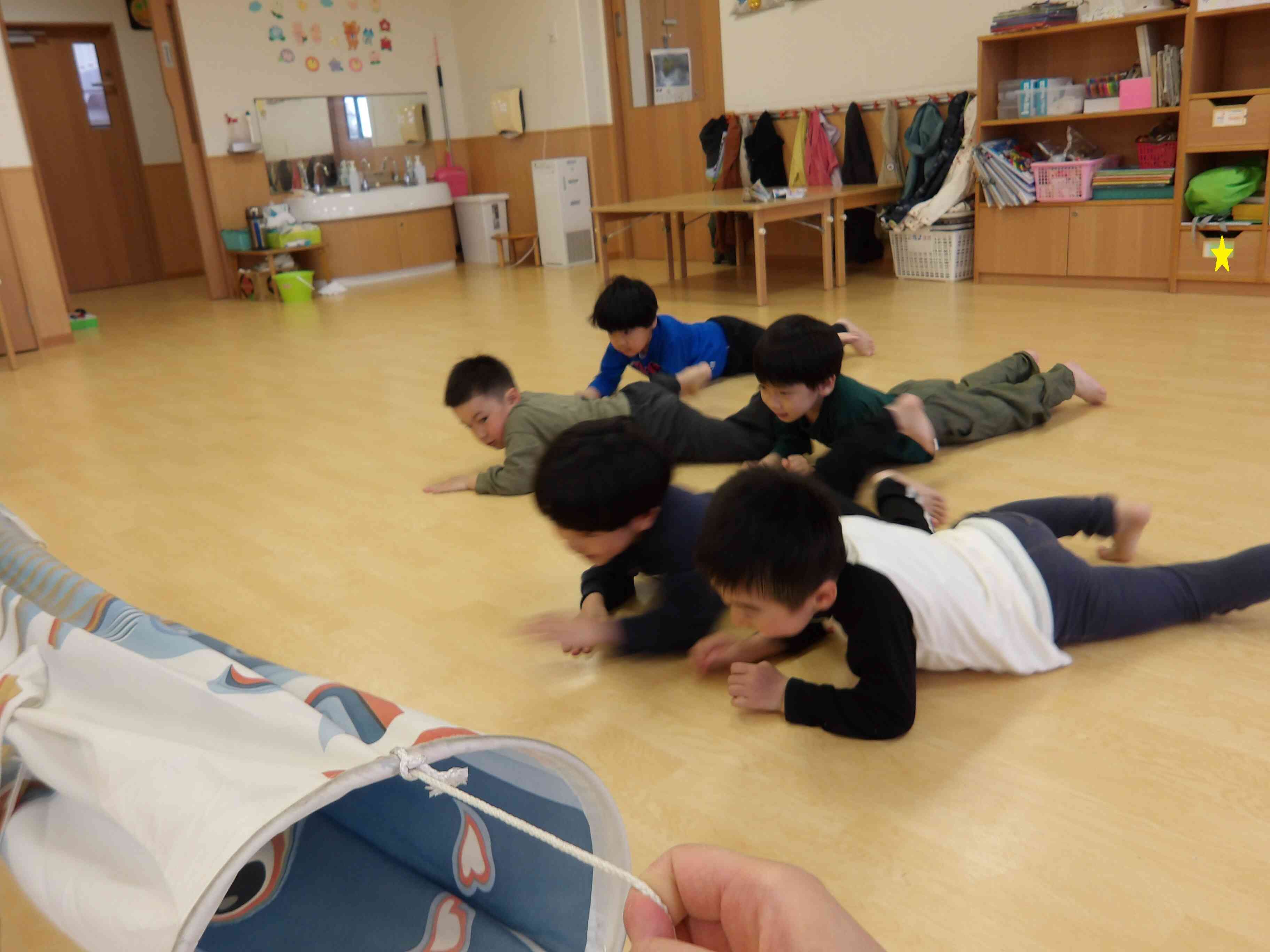 さずがきりん組さん!早い!!