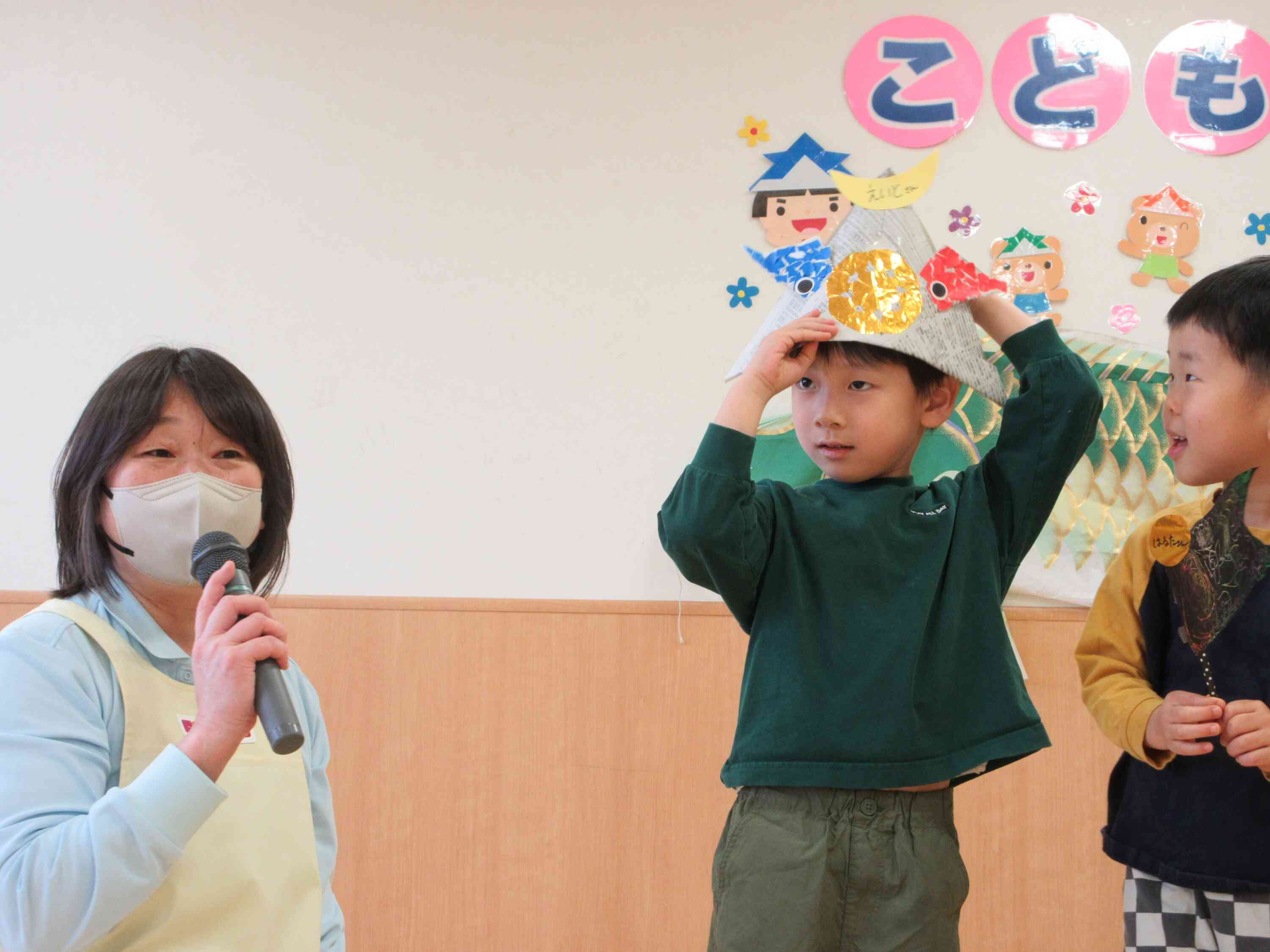 僕の兜かっこいいでしょ！
