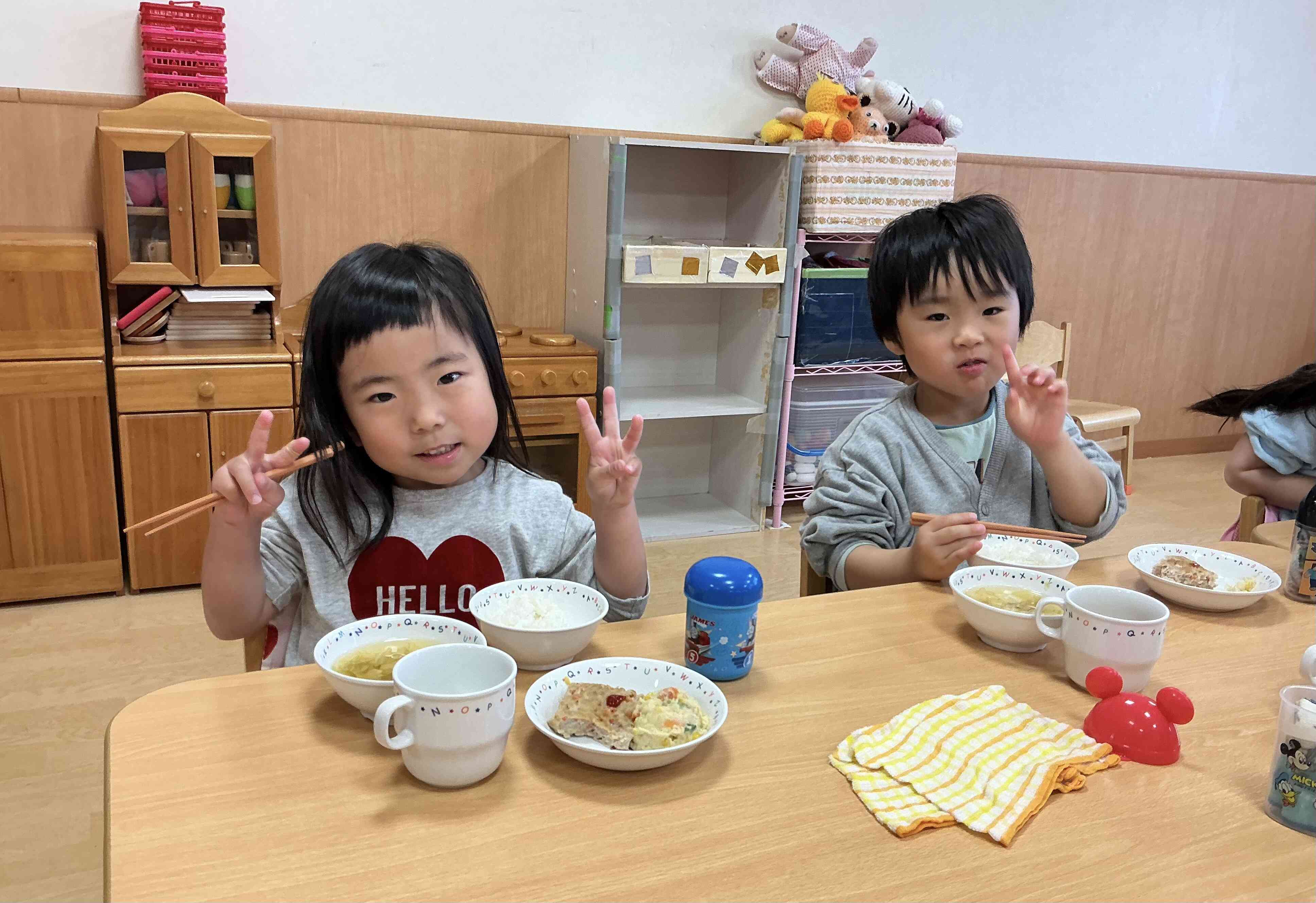 『子どもの日おめでとう会』の給食は何かな〜？