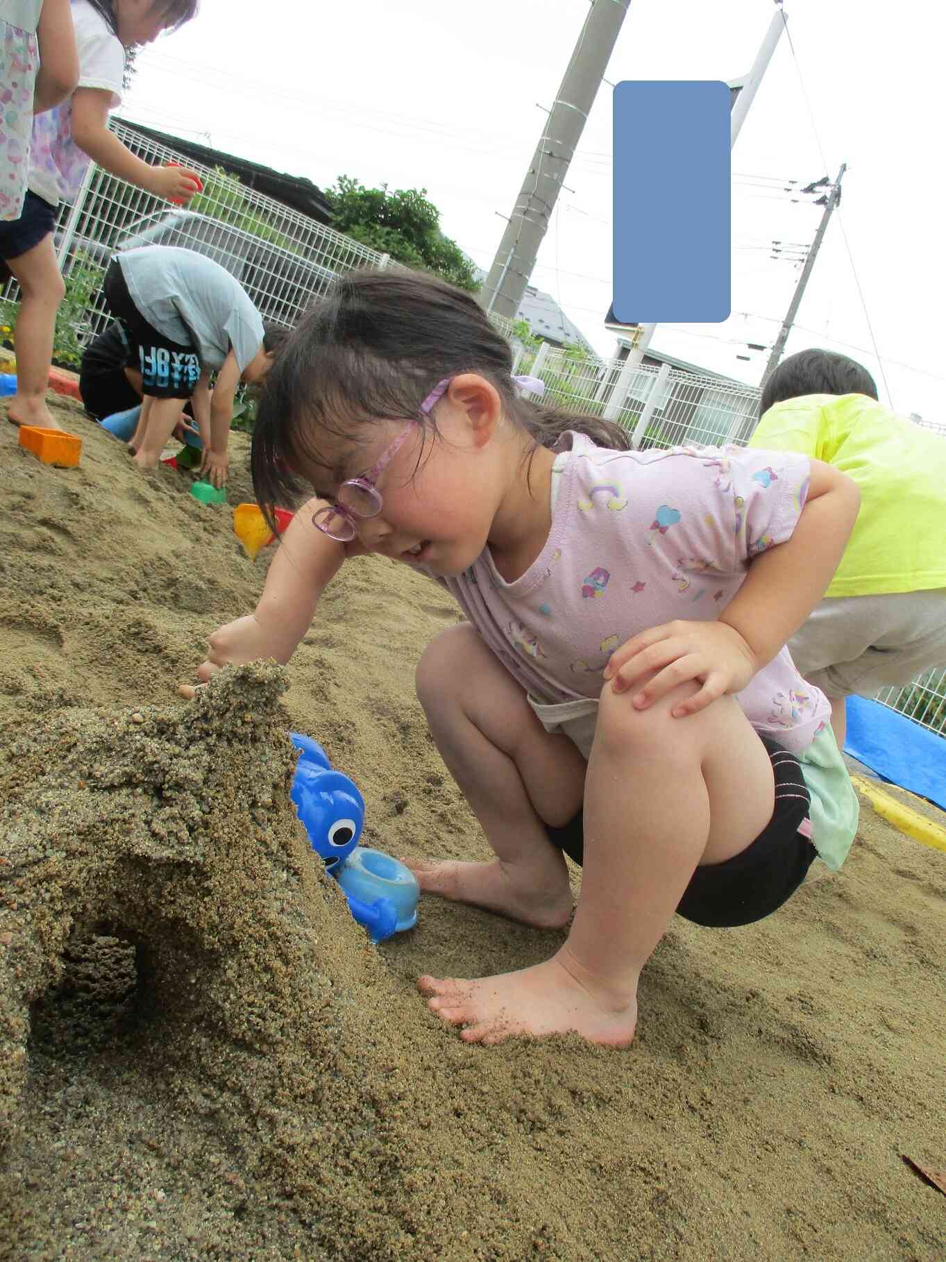 泥遊び～ぱんだ組（4歳児）～