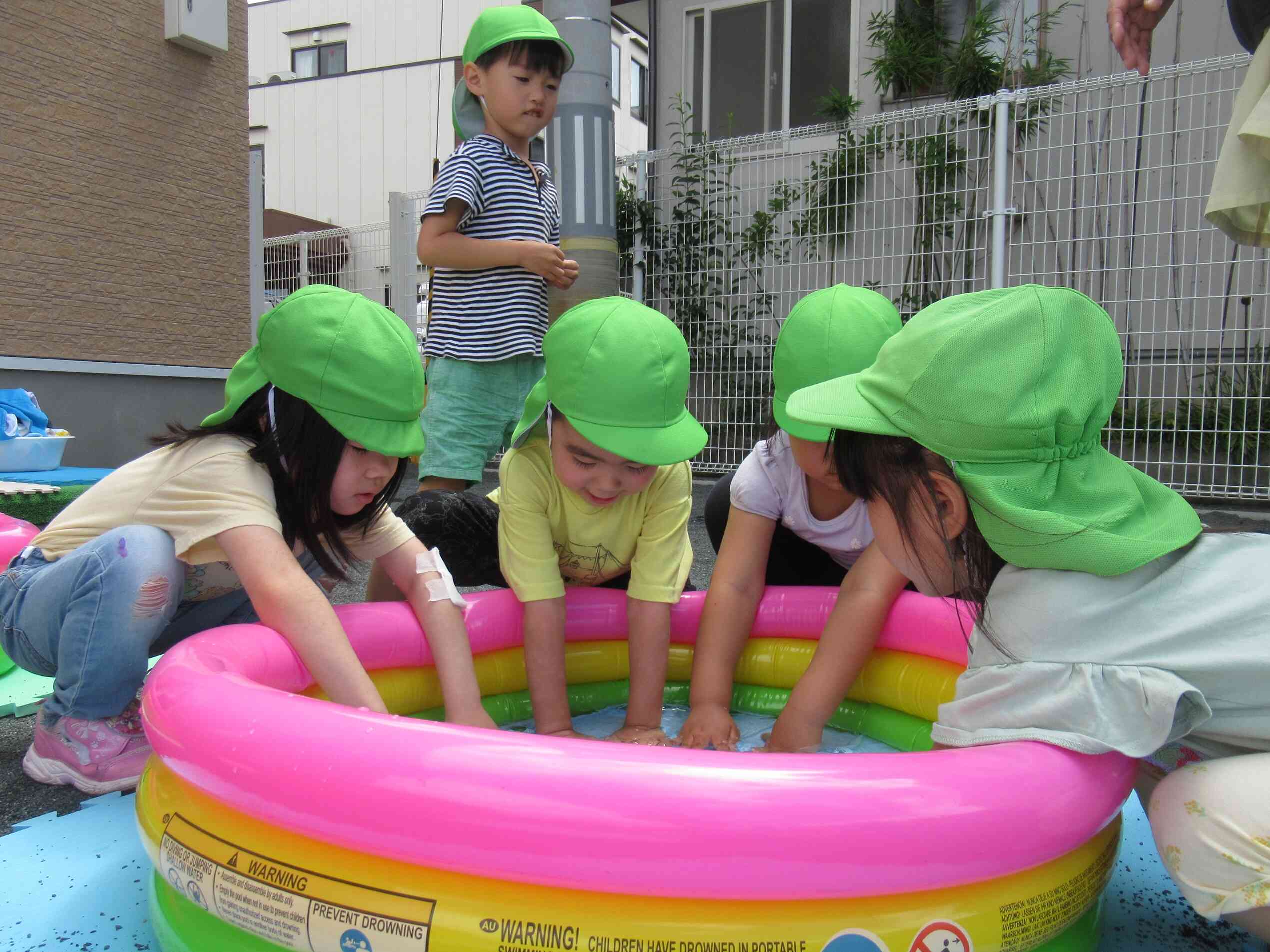 お水をじゃぶじゃぶ