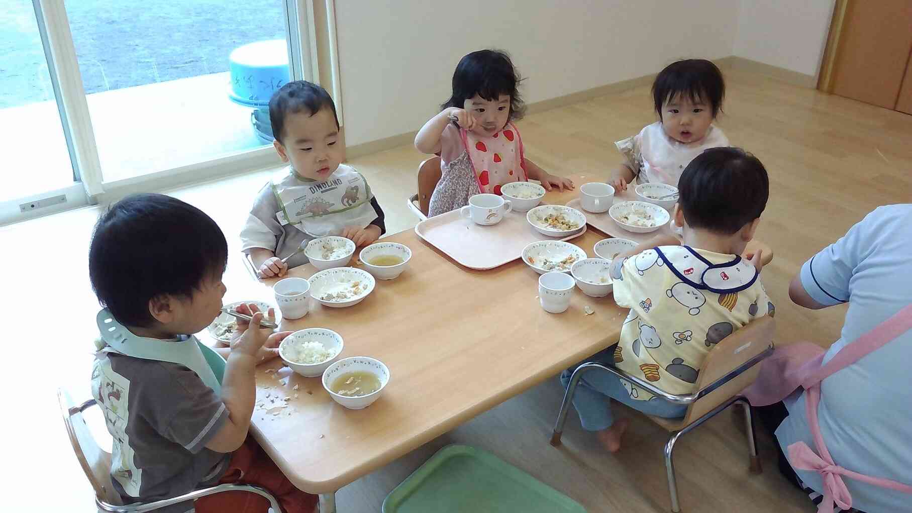 6月25日の給食（あひる組・1歳児）