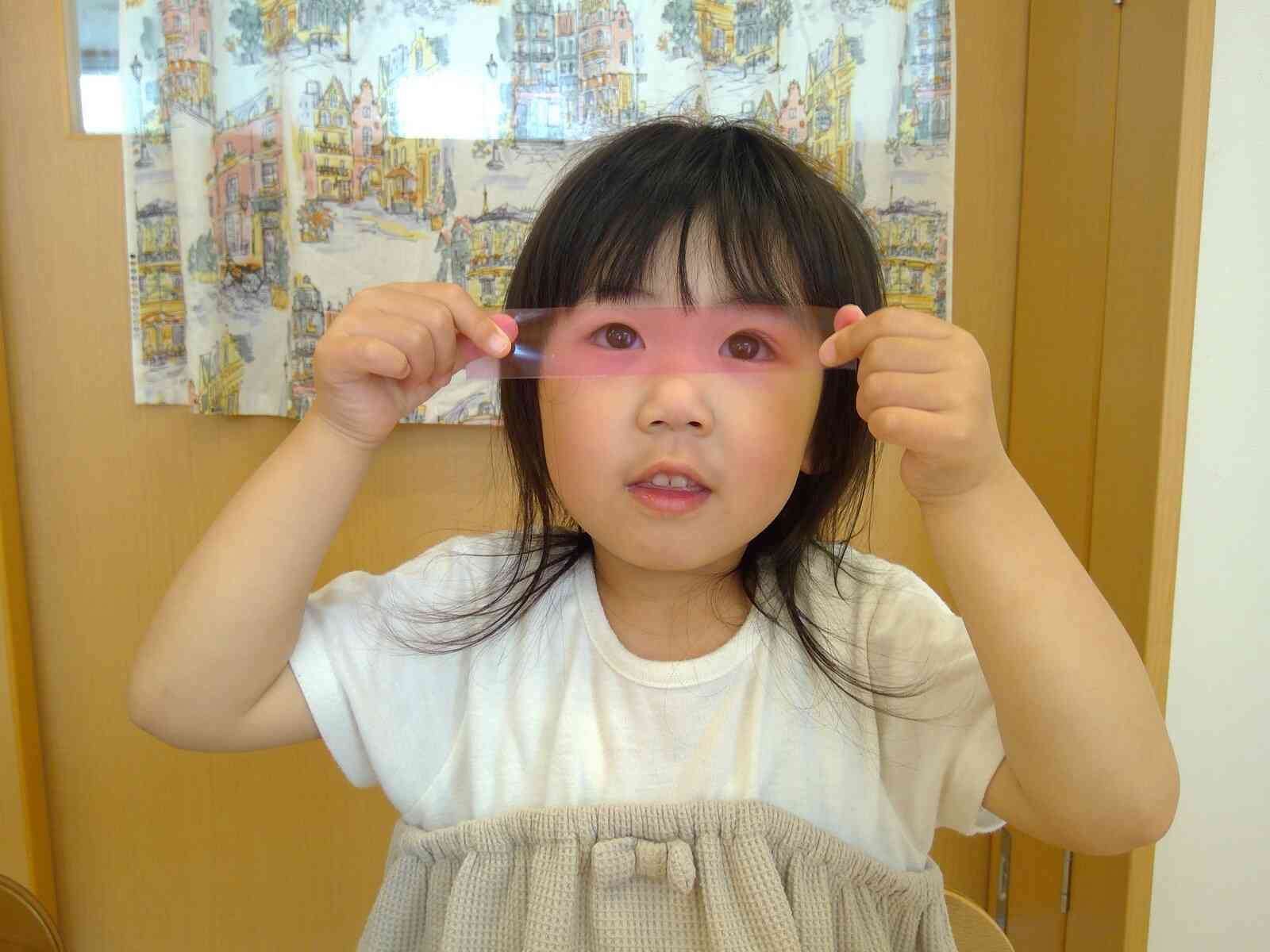 透けて見えるよ！