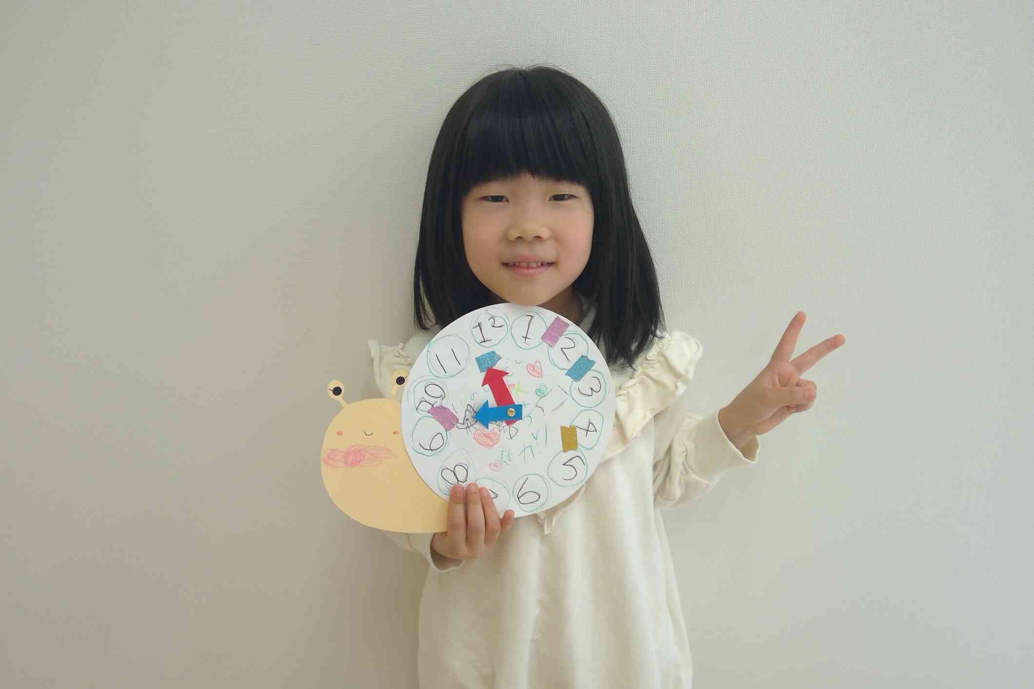 かわいい時計が完成！