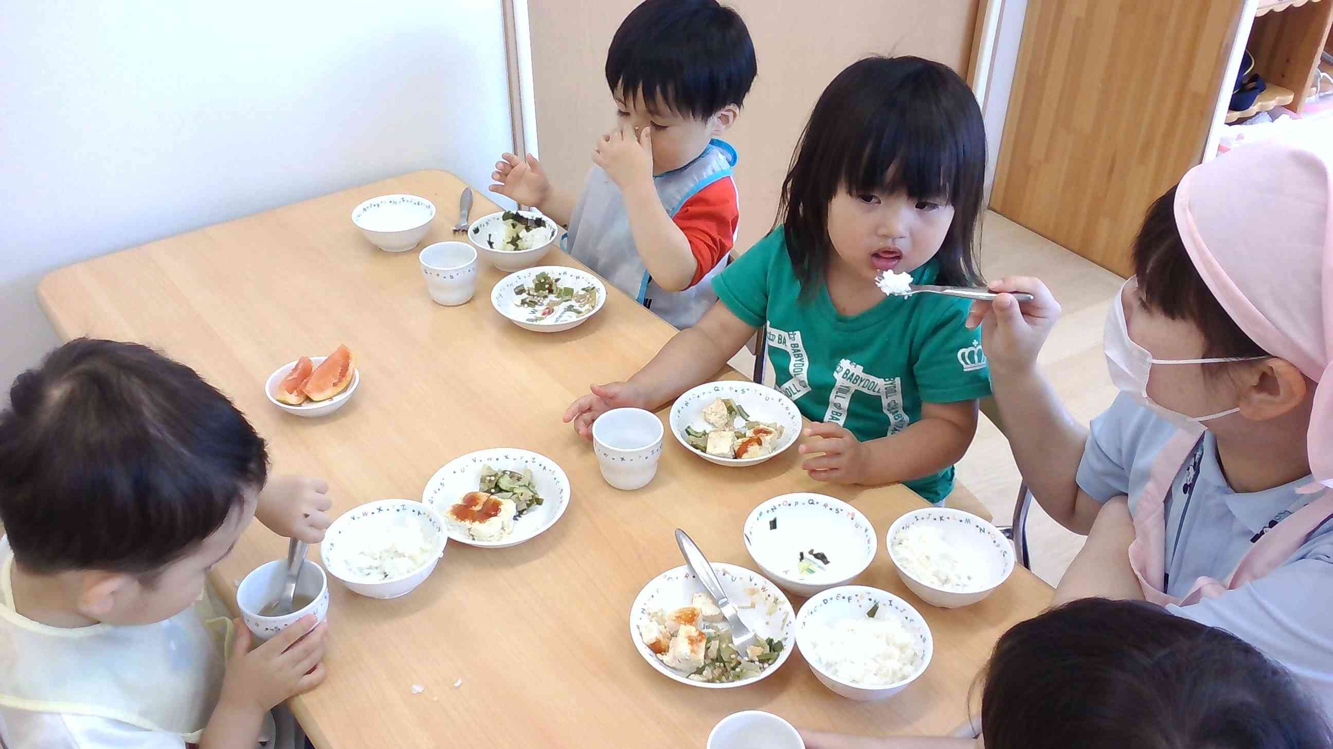 6月6日の給食（２歳児）