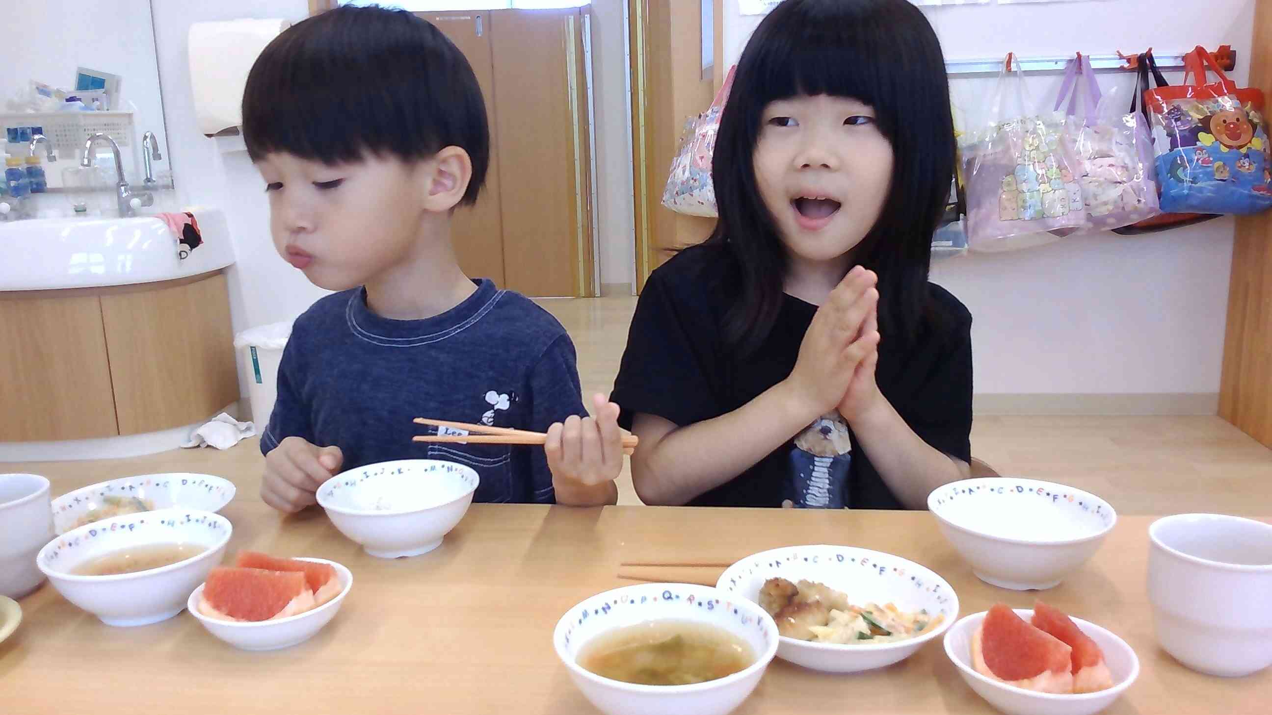 七夕給食（きりん組・５歳児）
