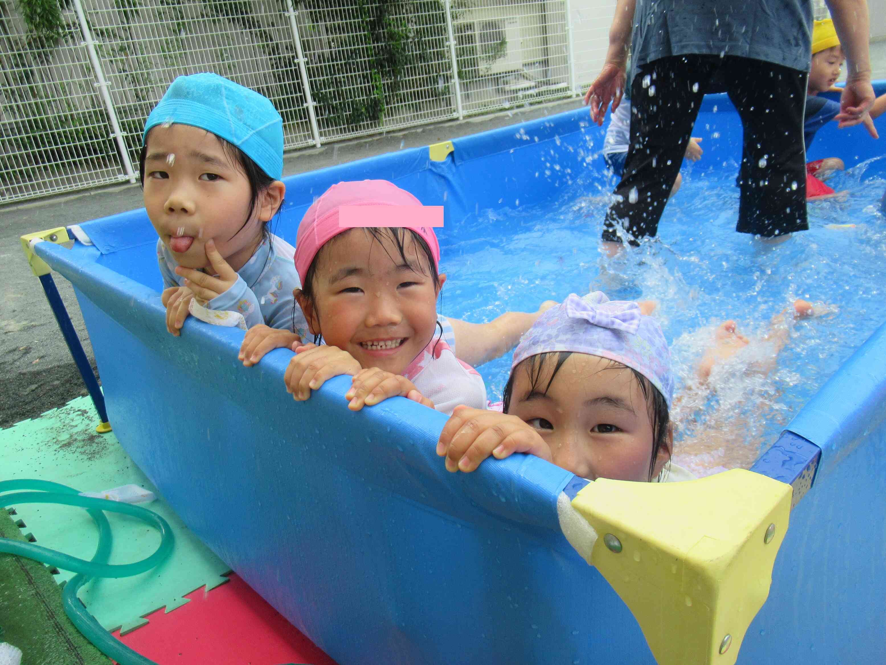 暑くても元気いっぱい！（5歳児　きりん組）