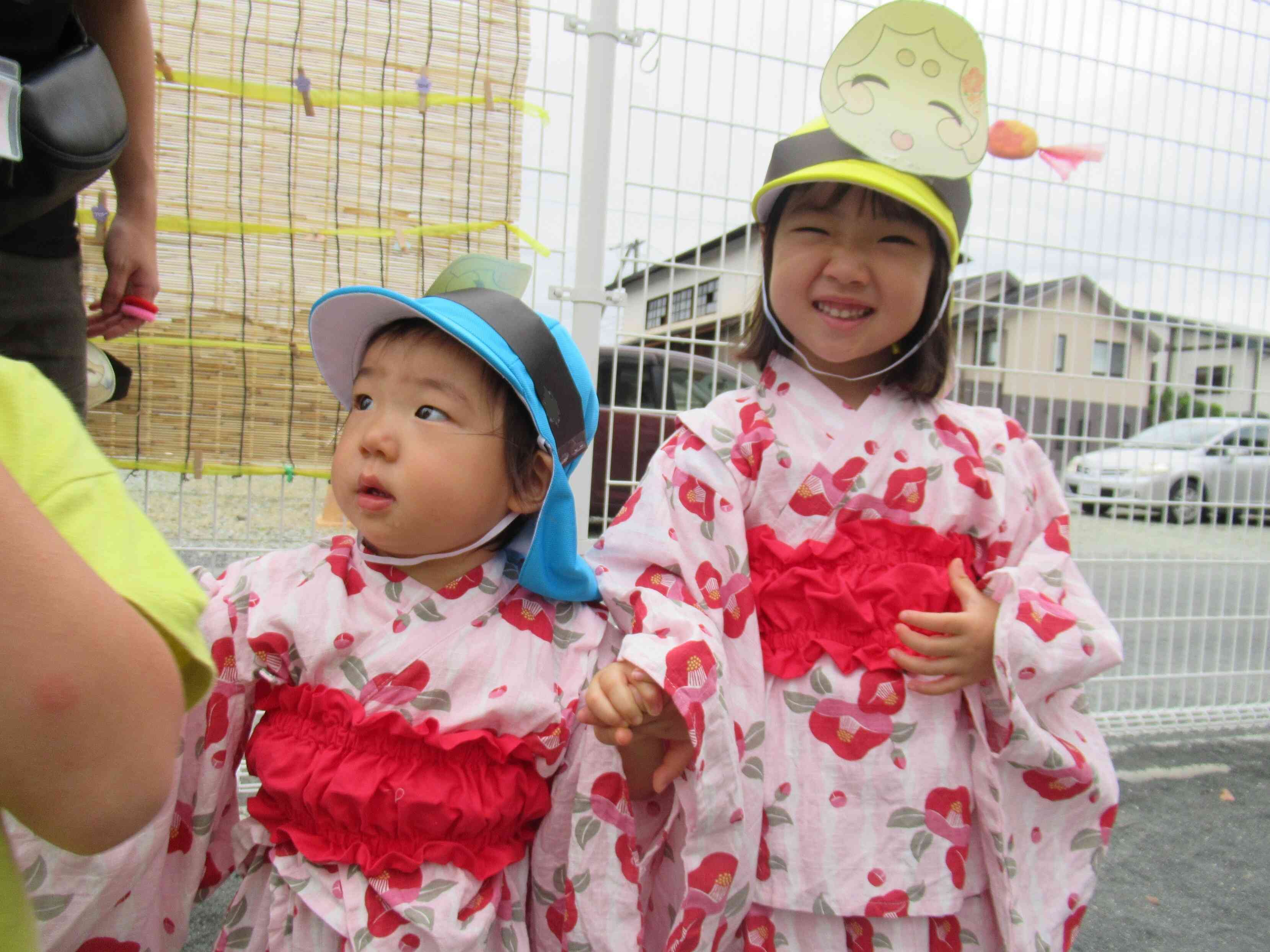 夏祭りをしたよ!
