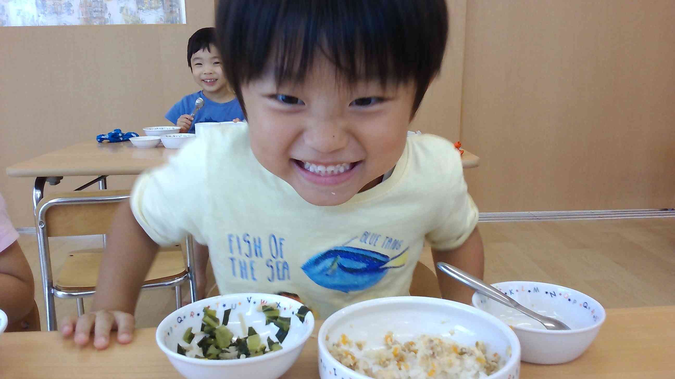７月18日の給食（ぱんだ組・４歳児）