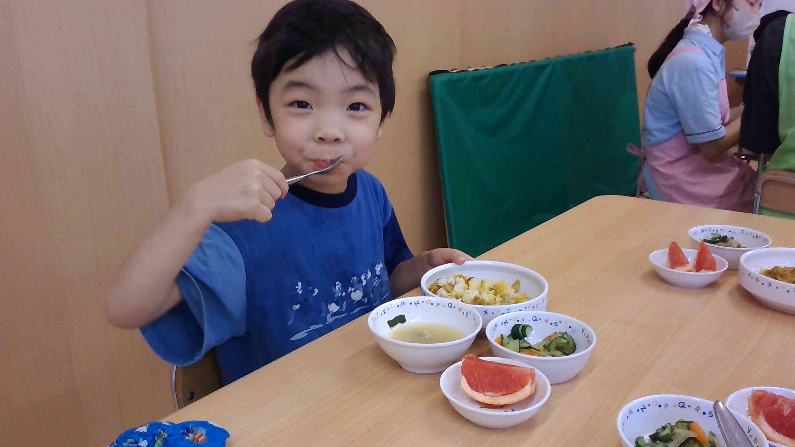7月25日の給食（ぱんだ組・４歳児）