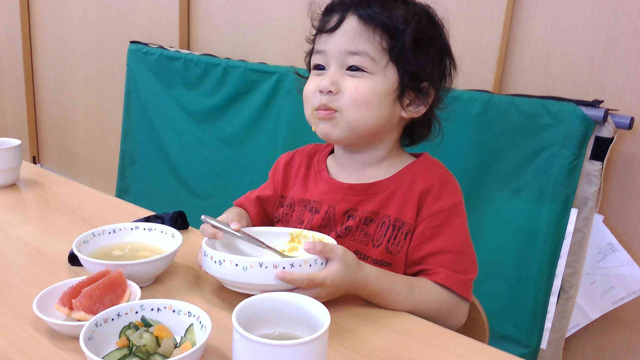 カレー完食！