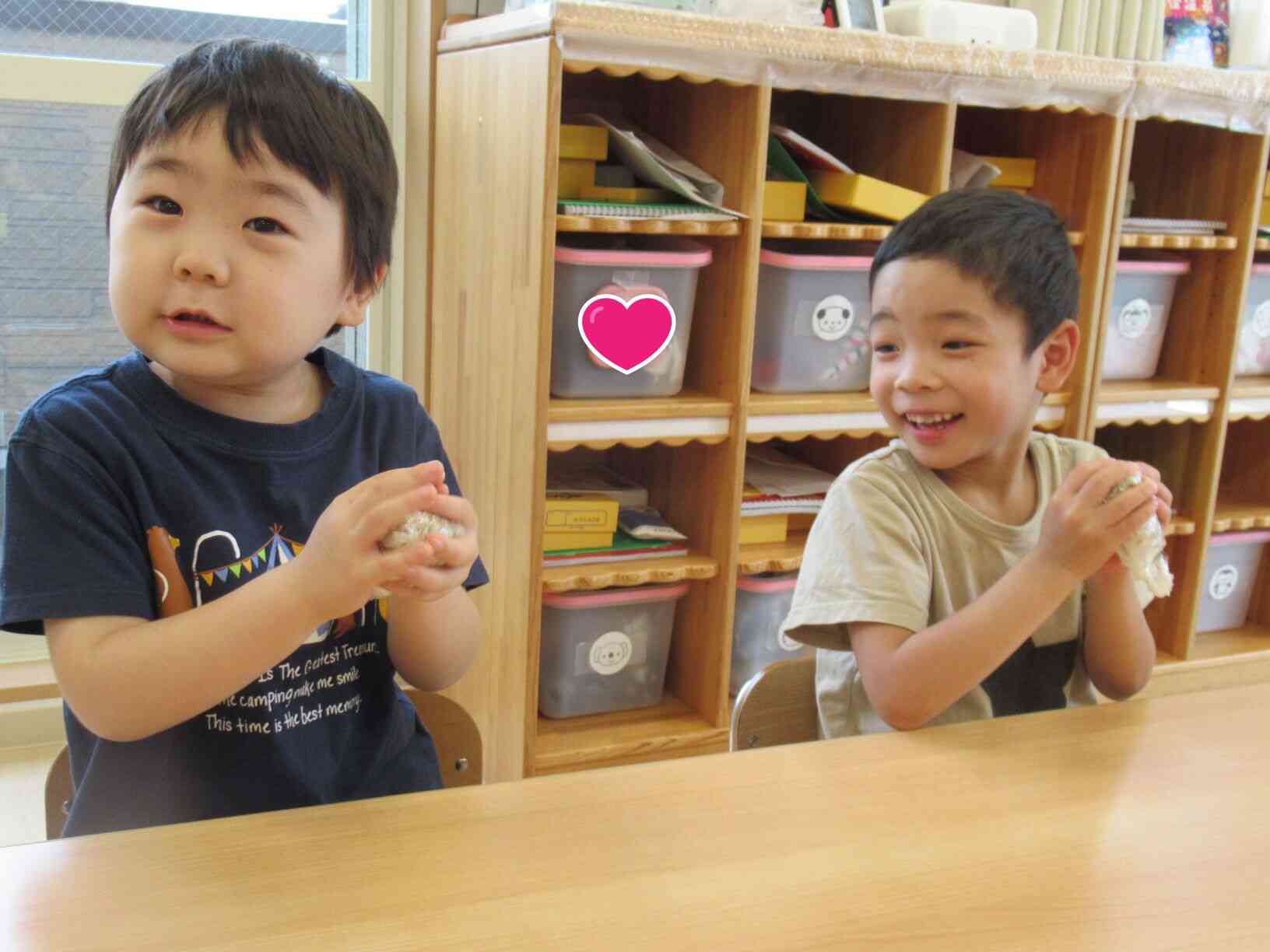 食育「おにぎり作り」（３・４・５歳児）