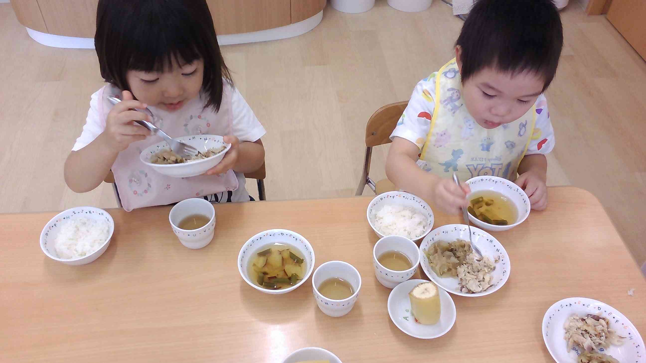 9月16日の給食（うさぎ組・2歳児）
