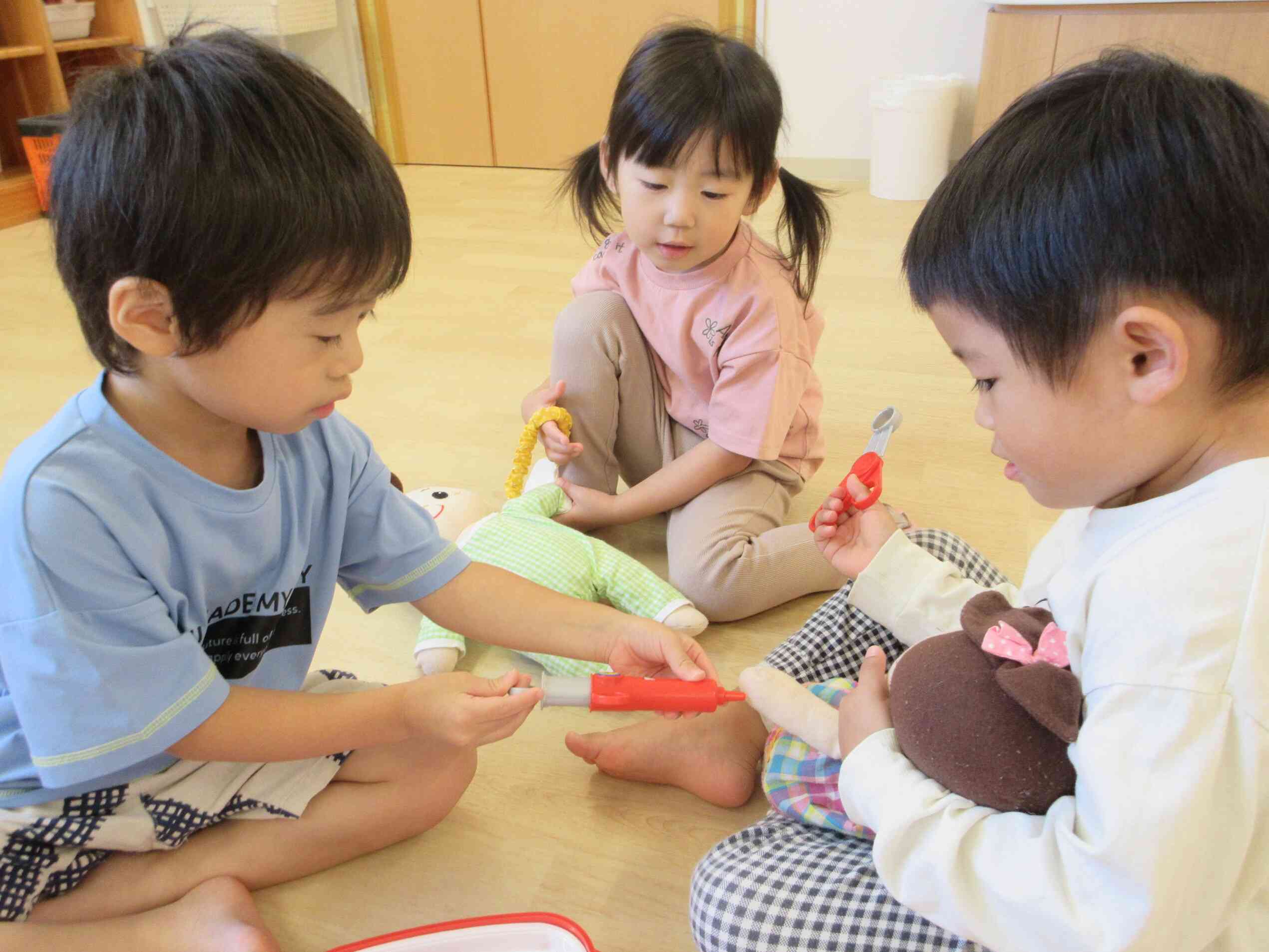 お友達と一緒に!