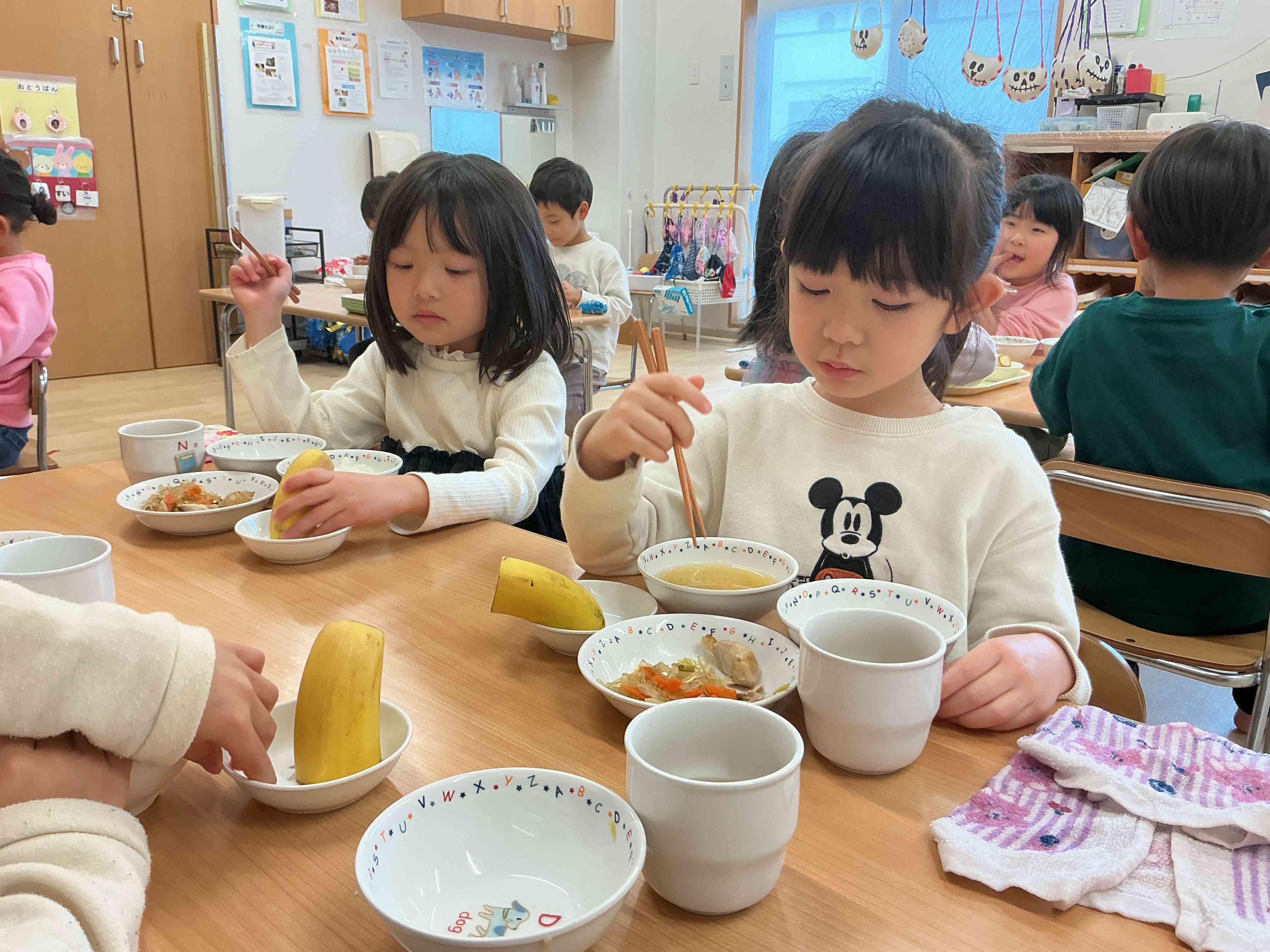 12月3日の給食（ぱんだ組・4歳児）