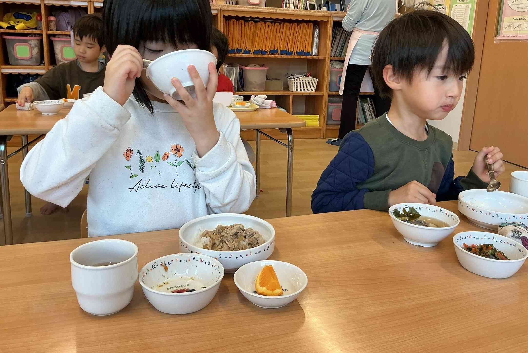 たくさん食べたよ