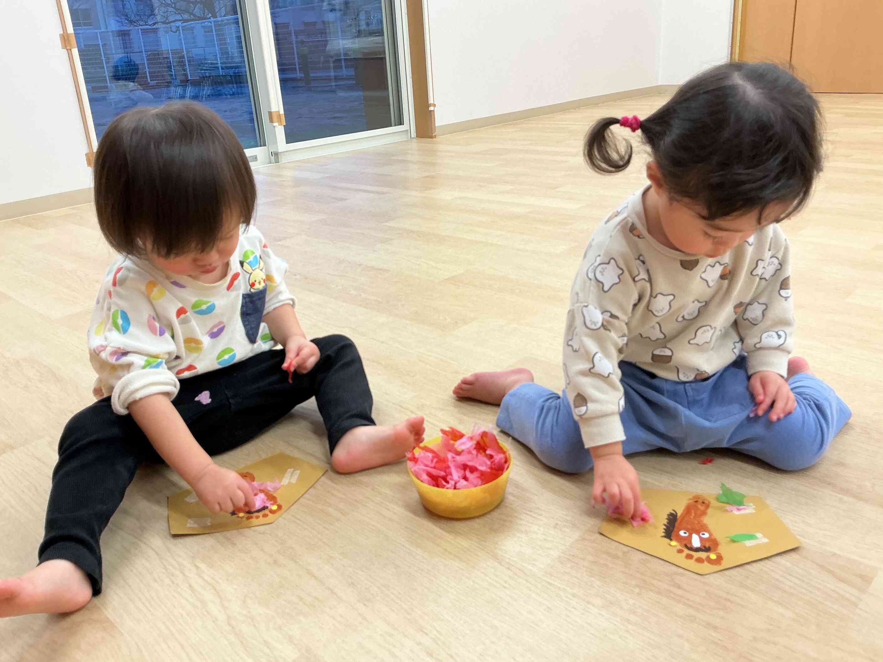 どこにつけようかな？