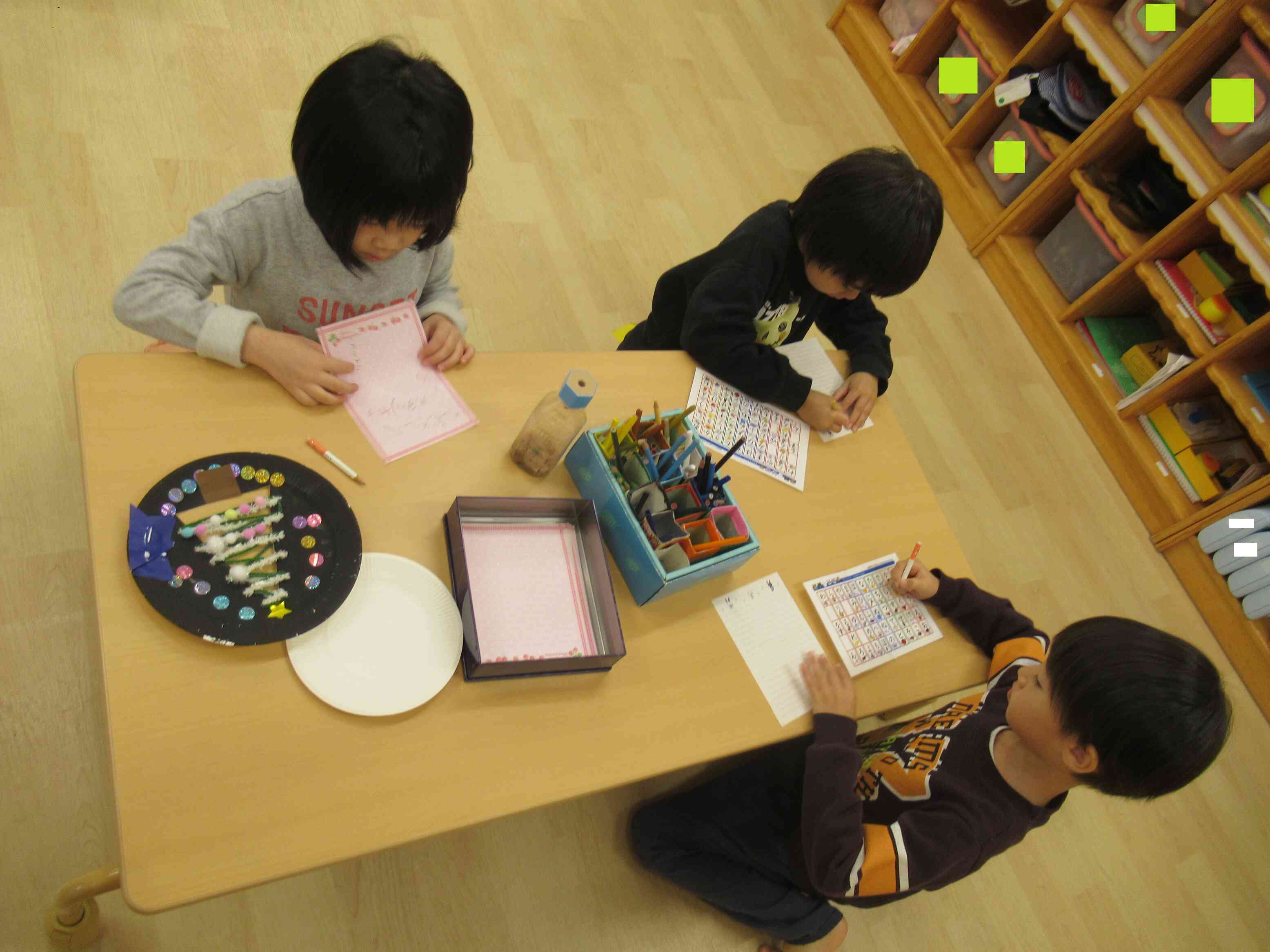 サンタさんにお手紙も書いたよ！