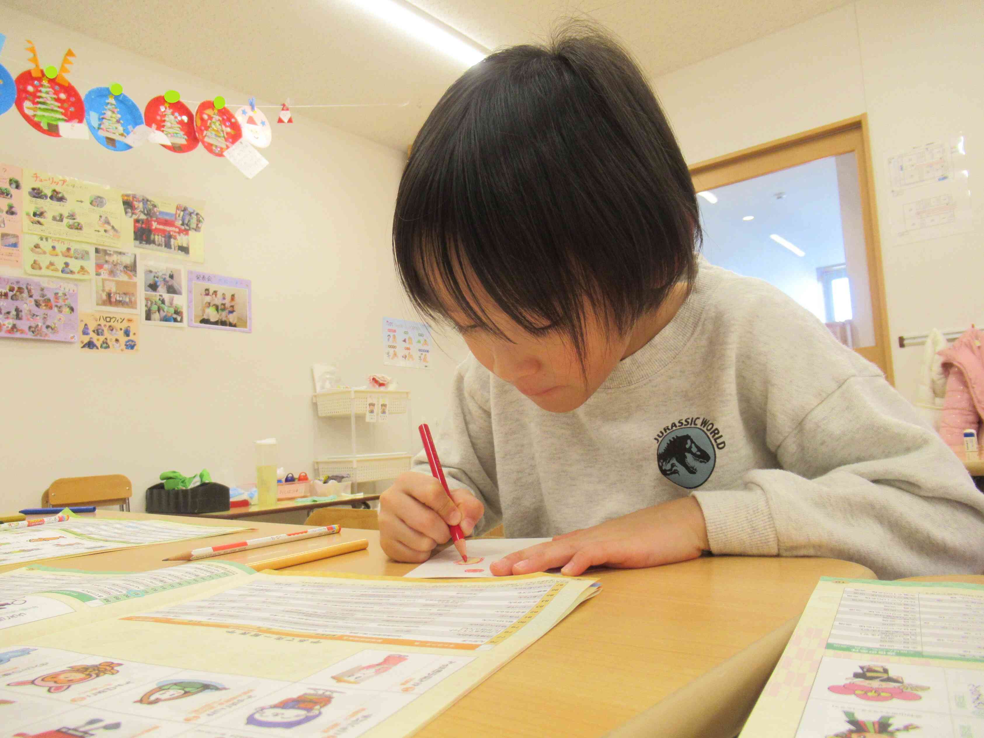 年賀状を書いたよ