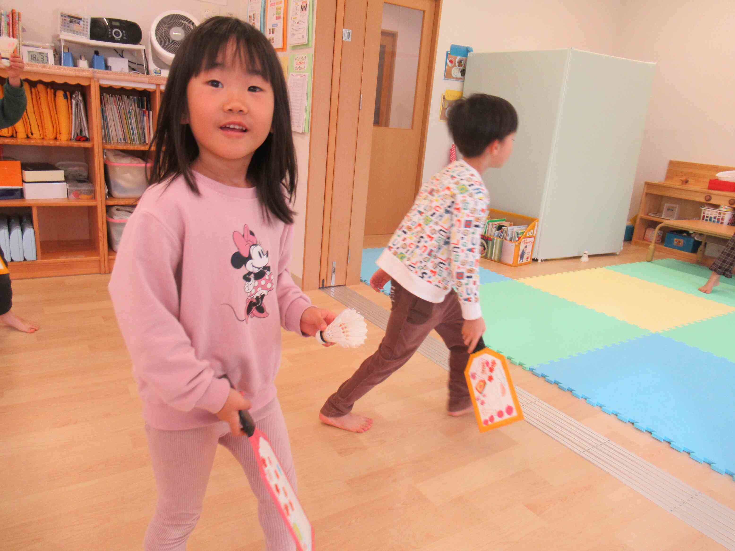 羽子板遊びもしたよ