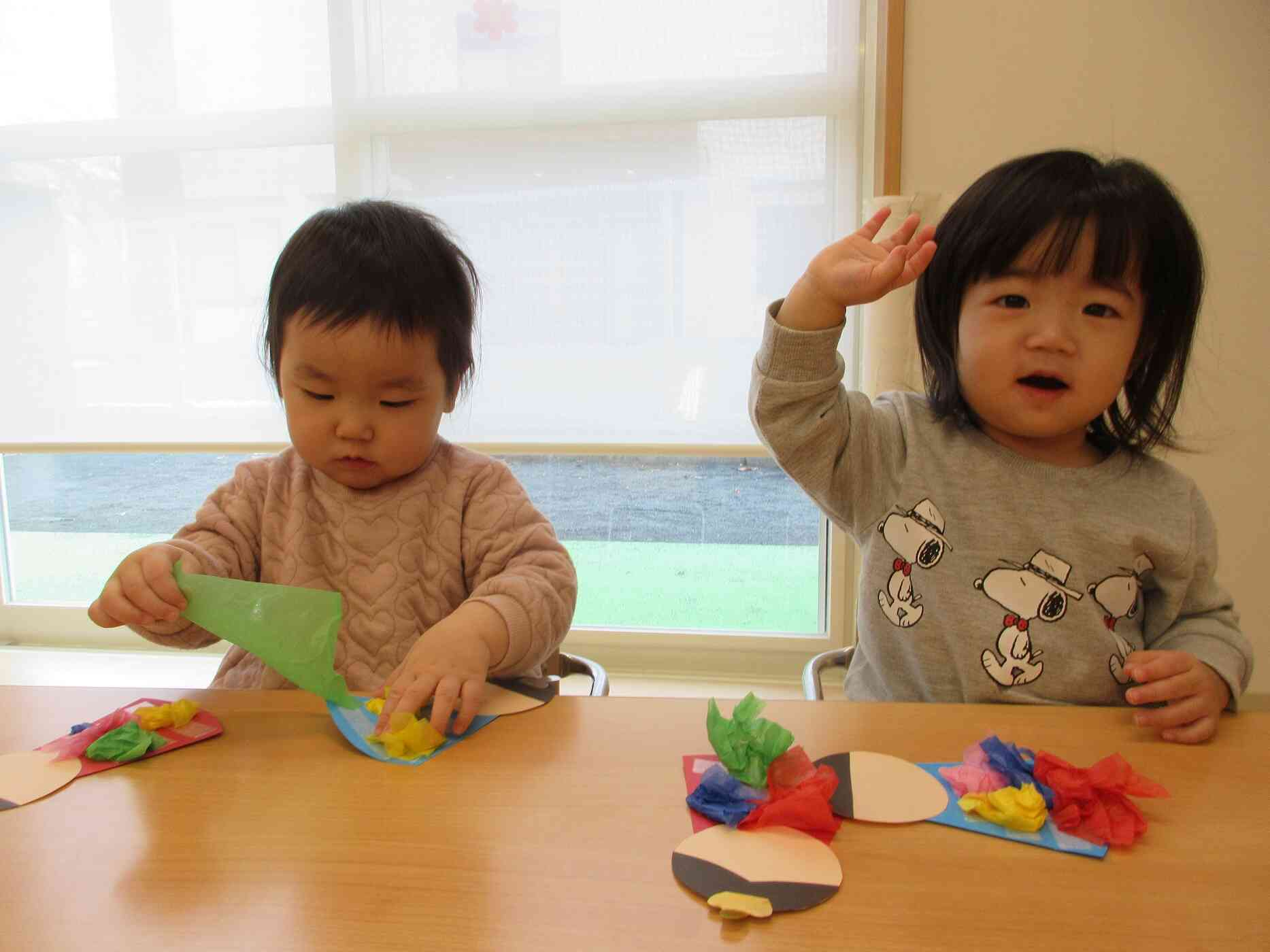 ひなまつり製作(ひよこ組　0才児)