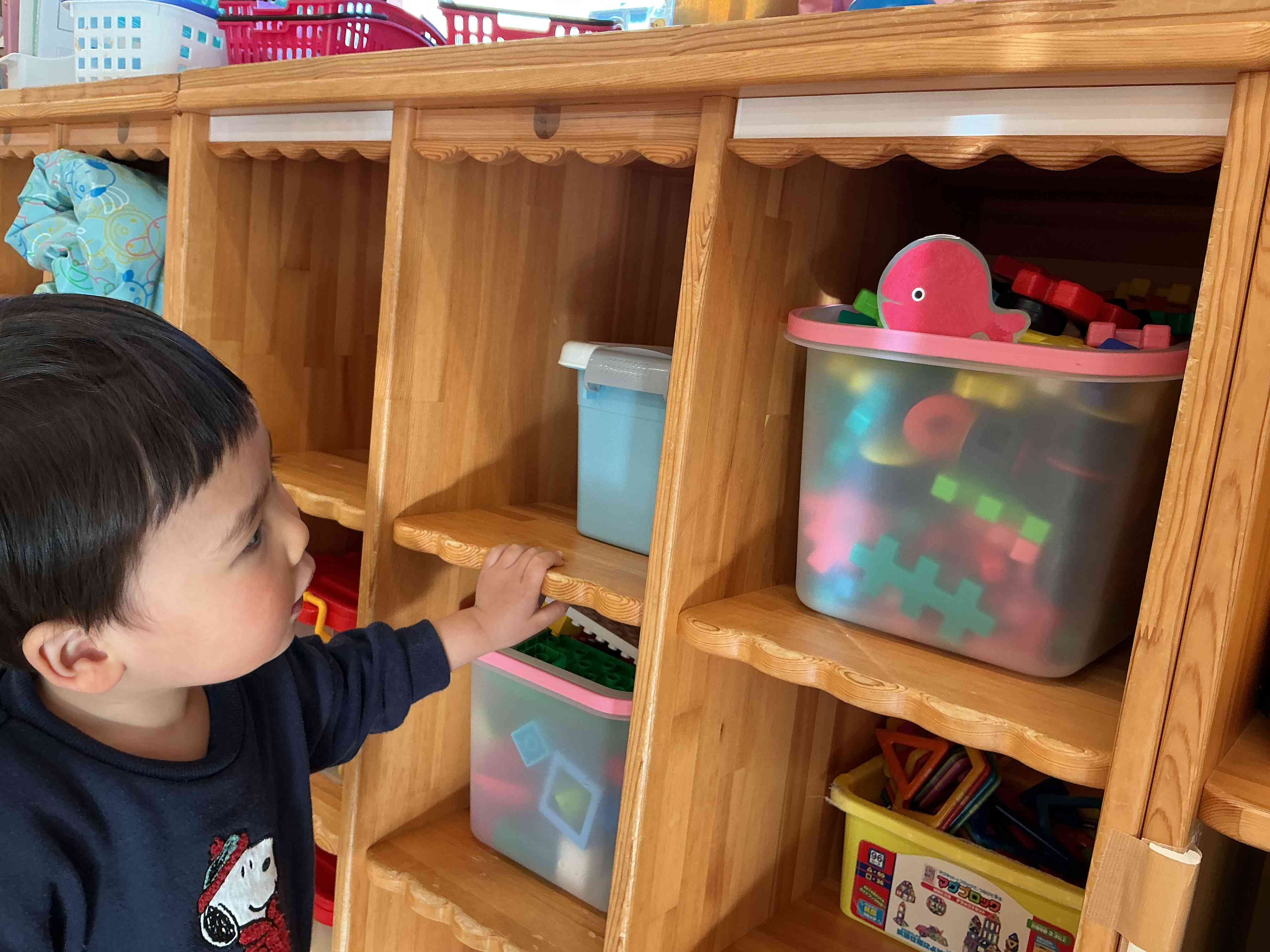 おもちゃ箱の中に紛れてる!!