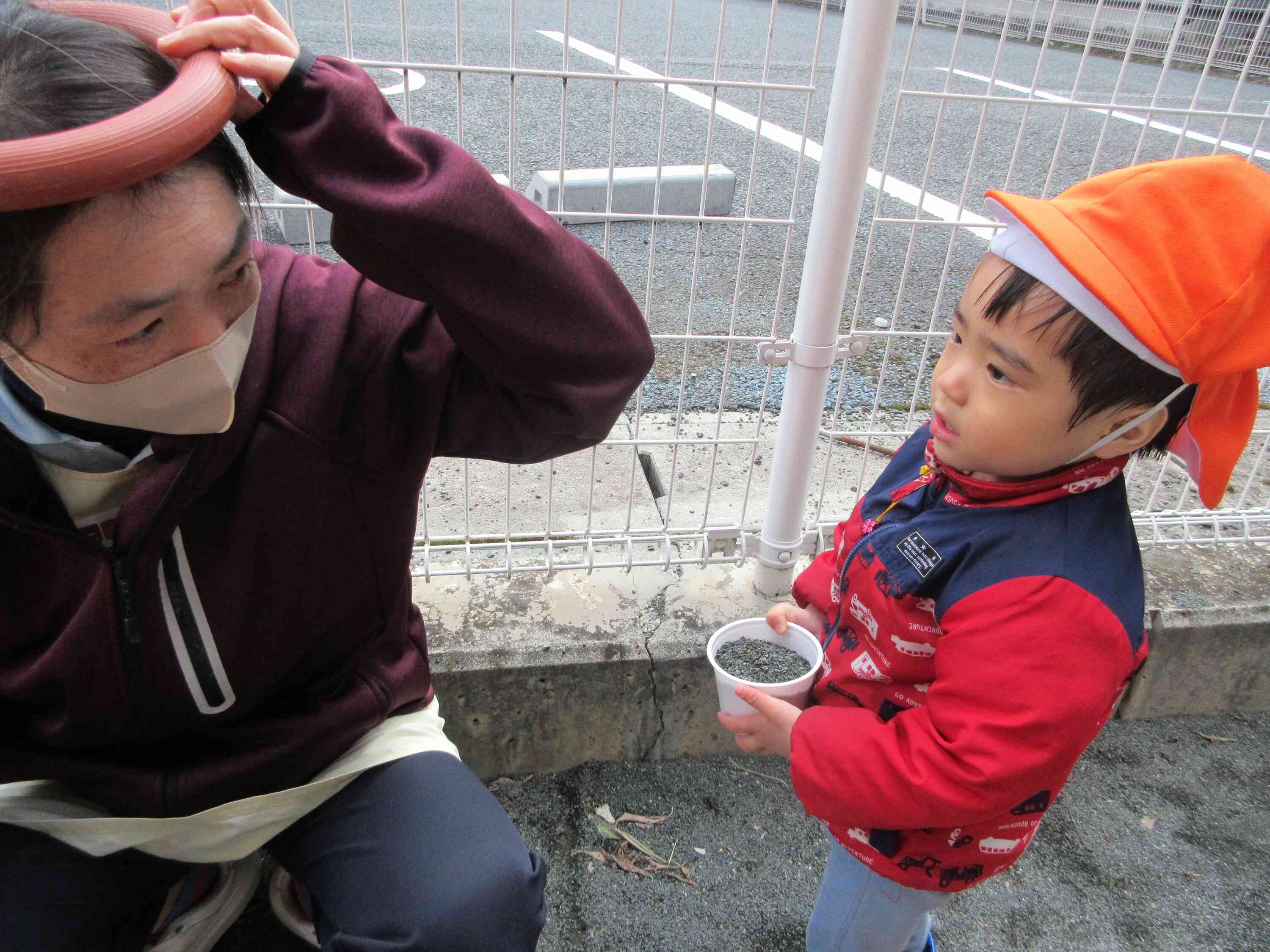 「せんせい、あたまにのせて」