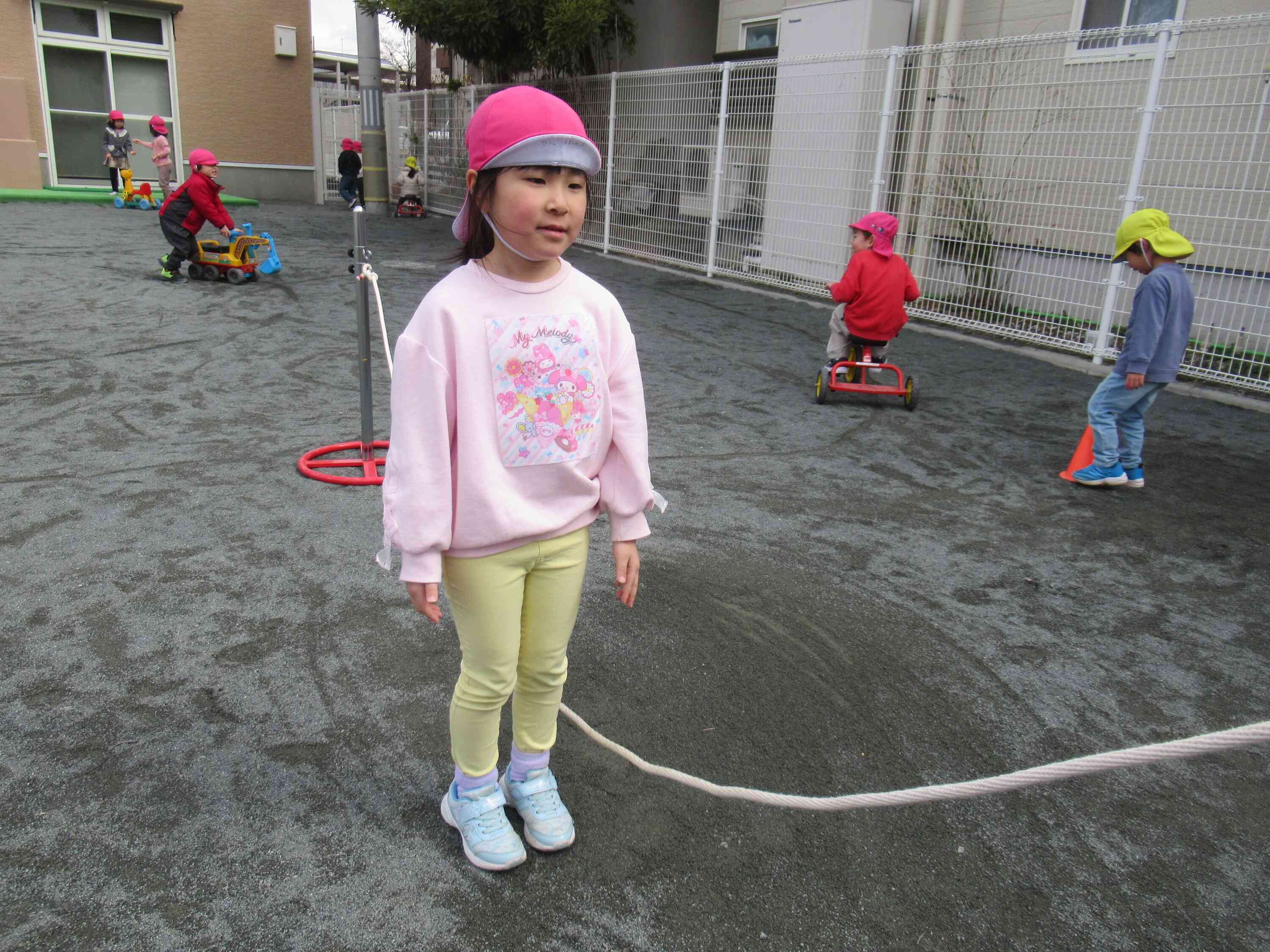 大縄跳びにも挑戦！