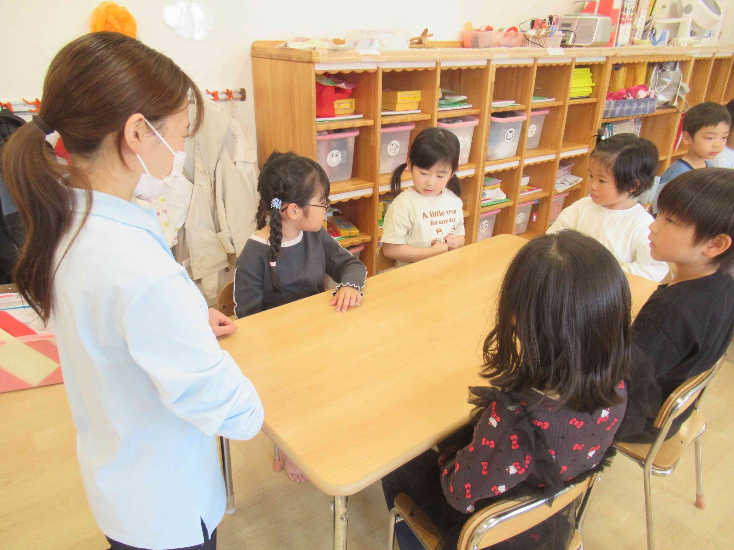 食育「食事マナーのお話」(4,5歳児)