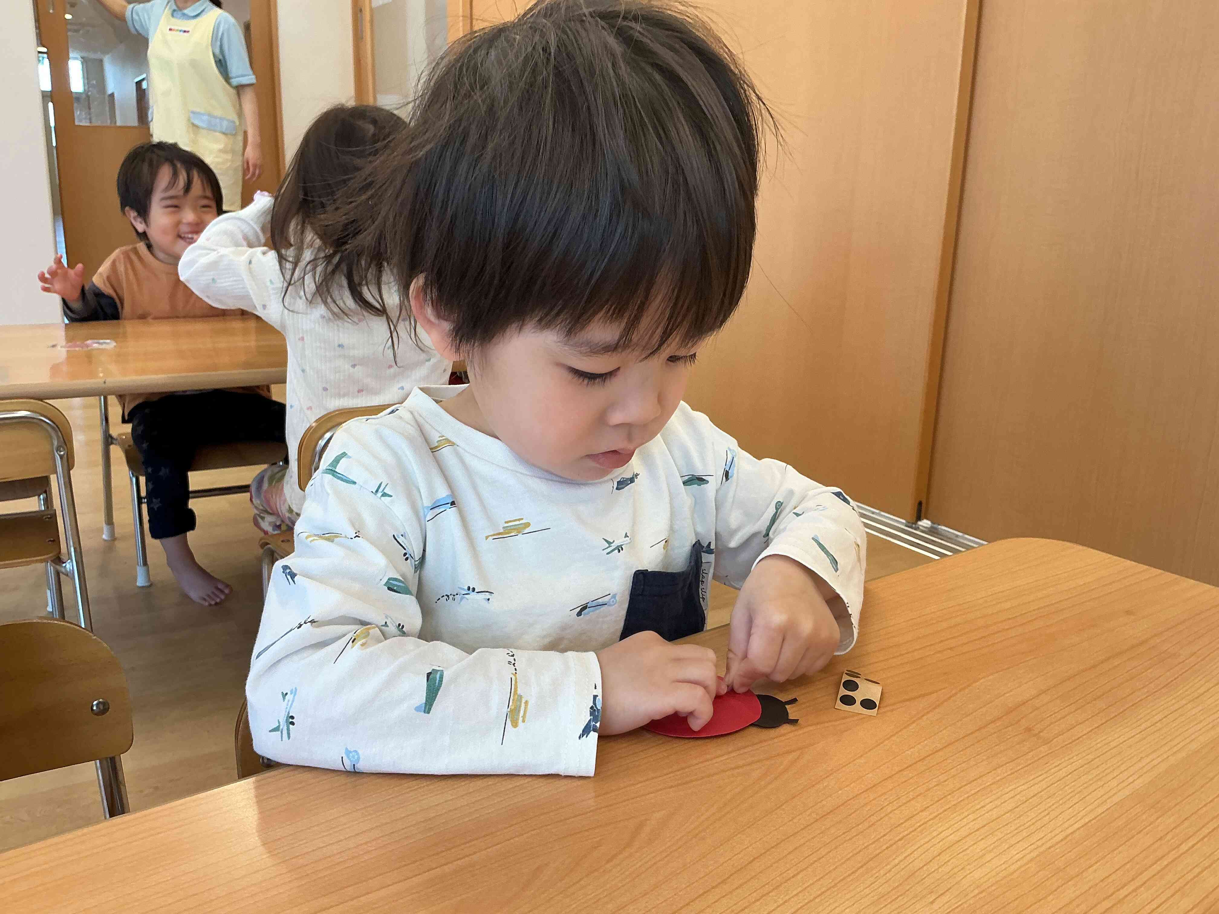 てんとう虫さんも作ったよ！