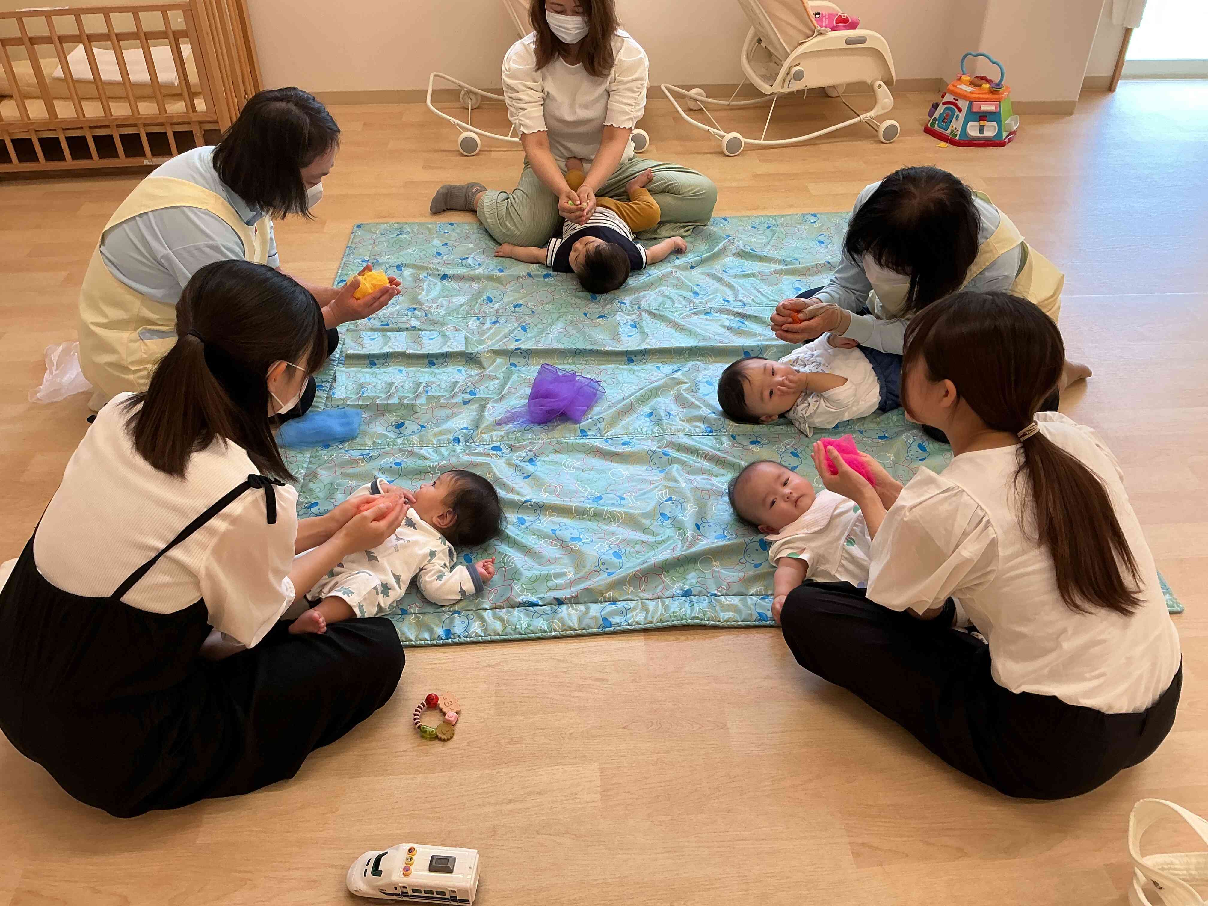 歌に合わせてコミュニケーション♪