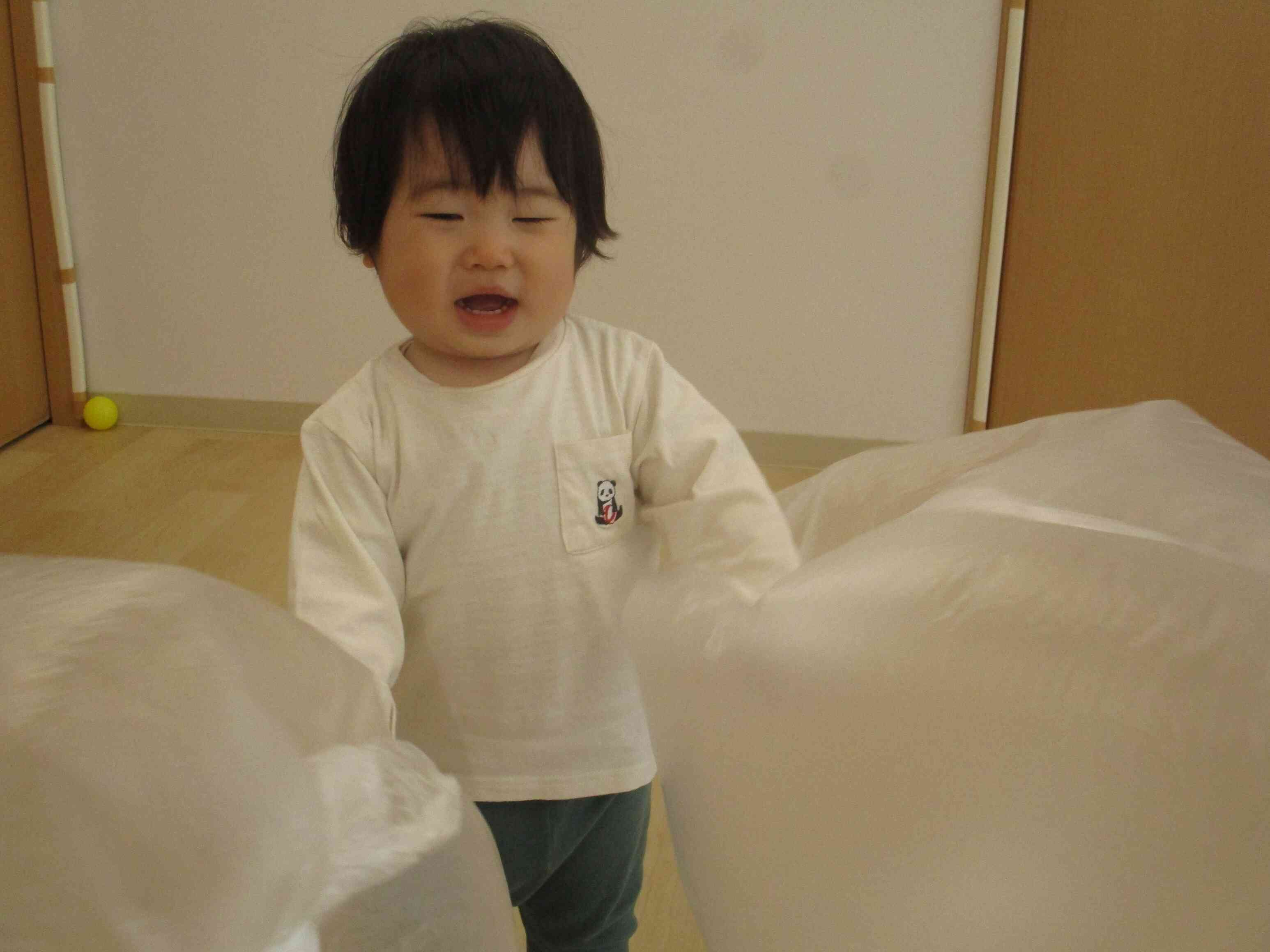 両手に持ってえいっ！