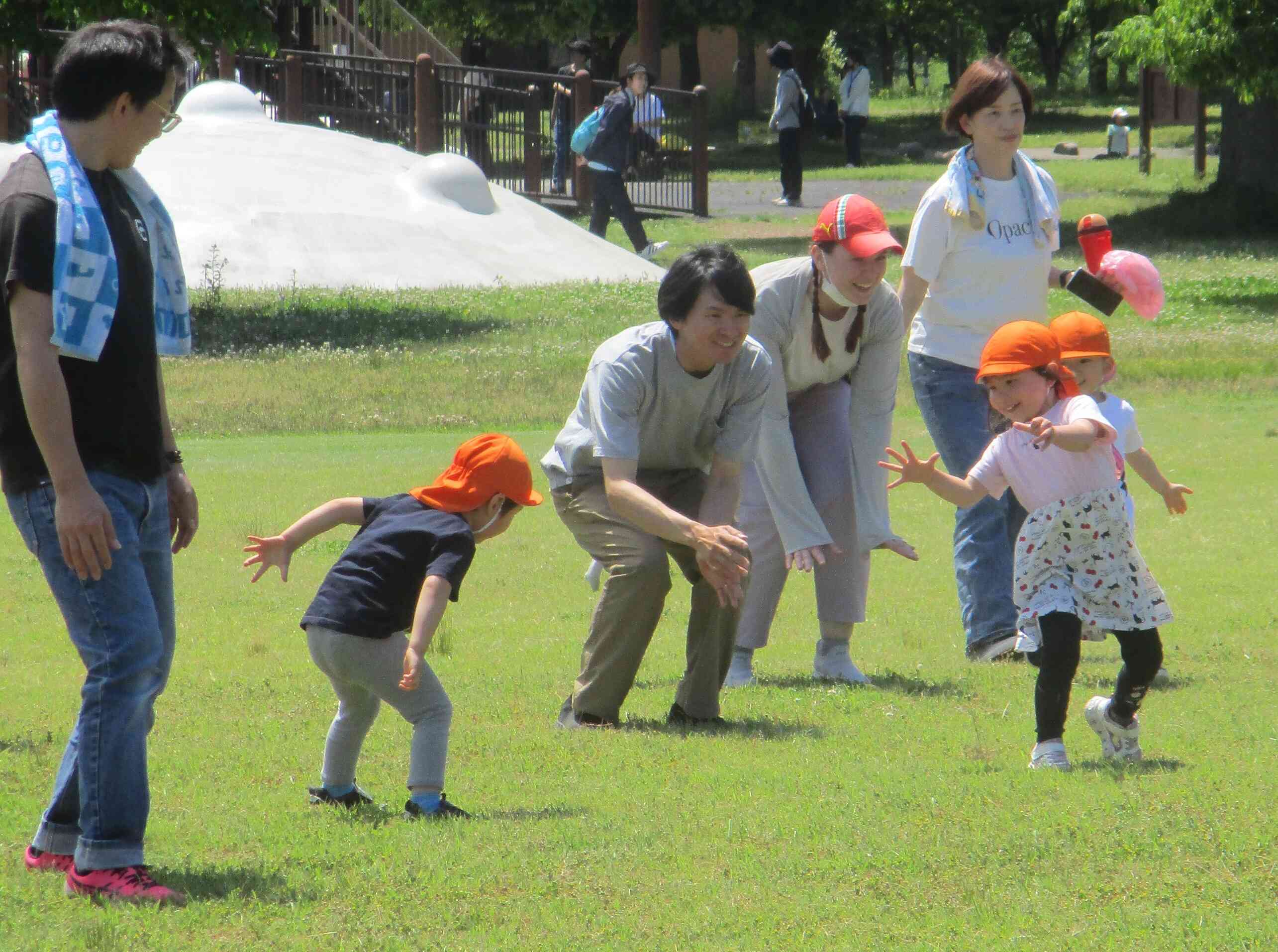 だるまさんが転んだをしたよ（りす組・3歳児）